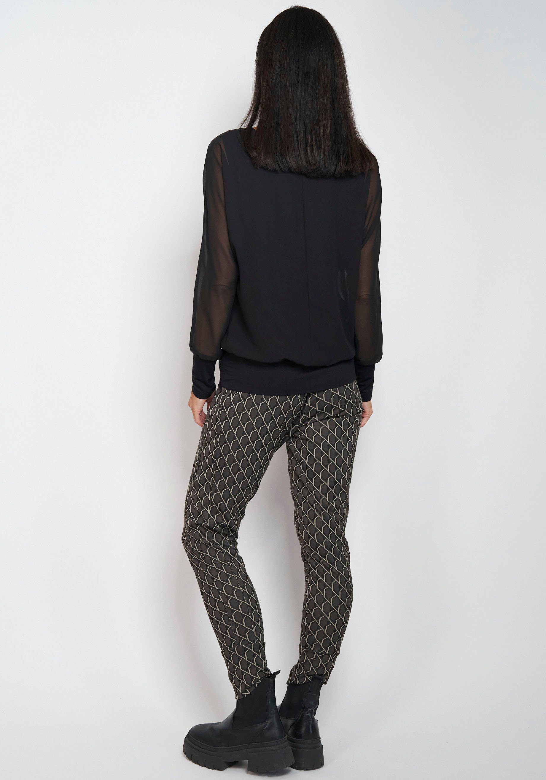 Seidel Moden Blouse met lange mouwen Made in Germany