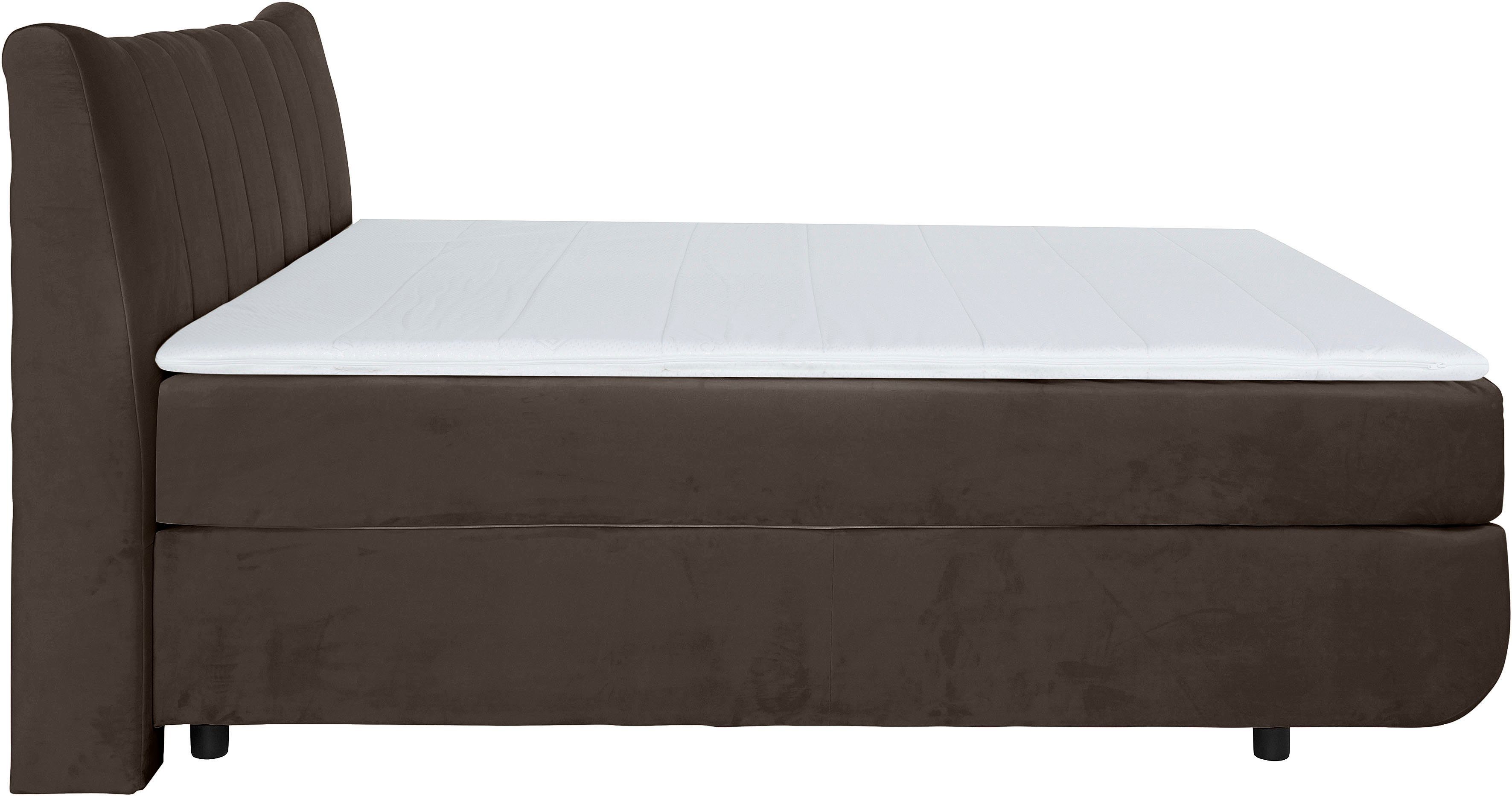Leonique Boxspring Océane Los van de vloer- werkt vrijzwevend, verschillende hardheden (ook H4)