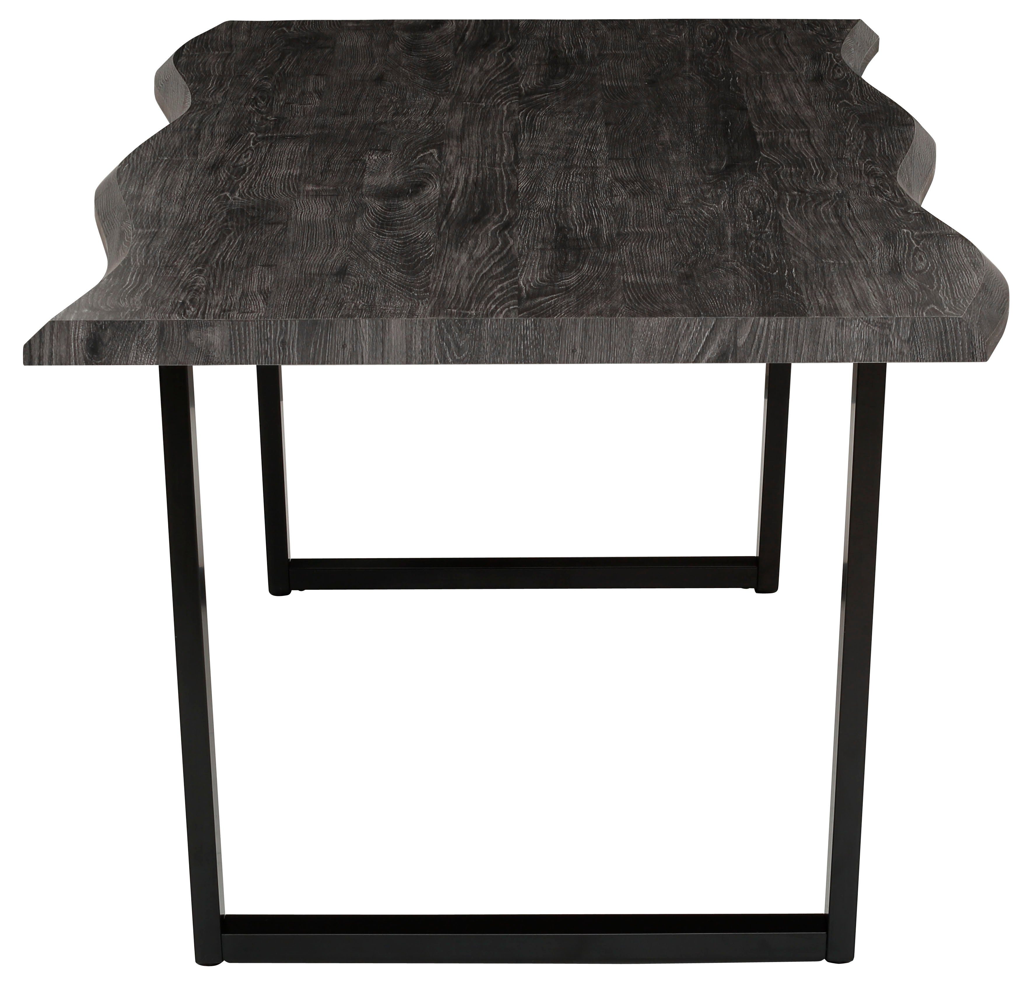 HELA Eettafel GISELLE boomkanttafel, keukentafel, TOPSELLER! OTTOs Choice Sledeframe metaal, industrieel design, 140 - 200 cm breedte, 2 kleuren