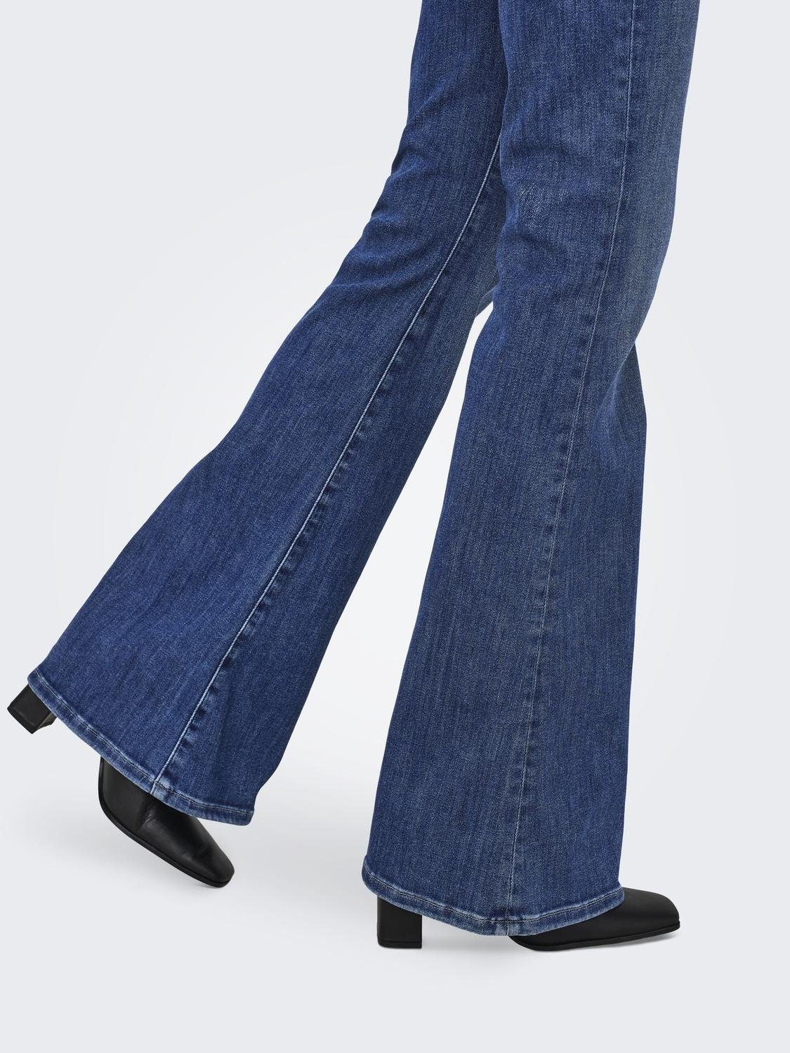 Only Bootcut jeans ONLCHERYL MW RETRO FLARED CUTLINE DNM FG