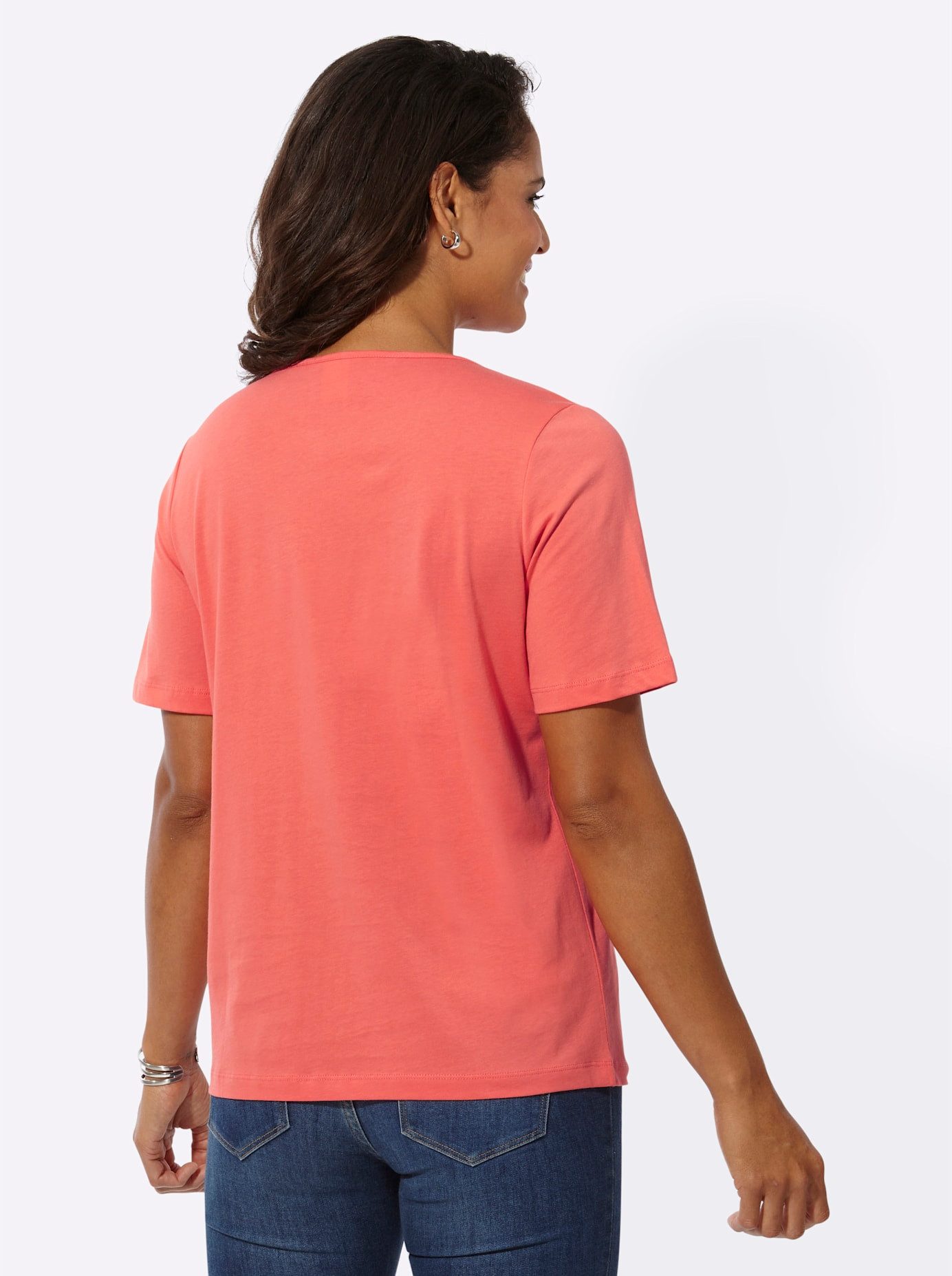 Casual Looks Shirt met ronde hals Shirt (1-delig)