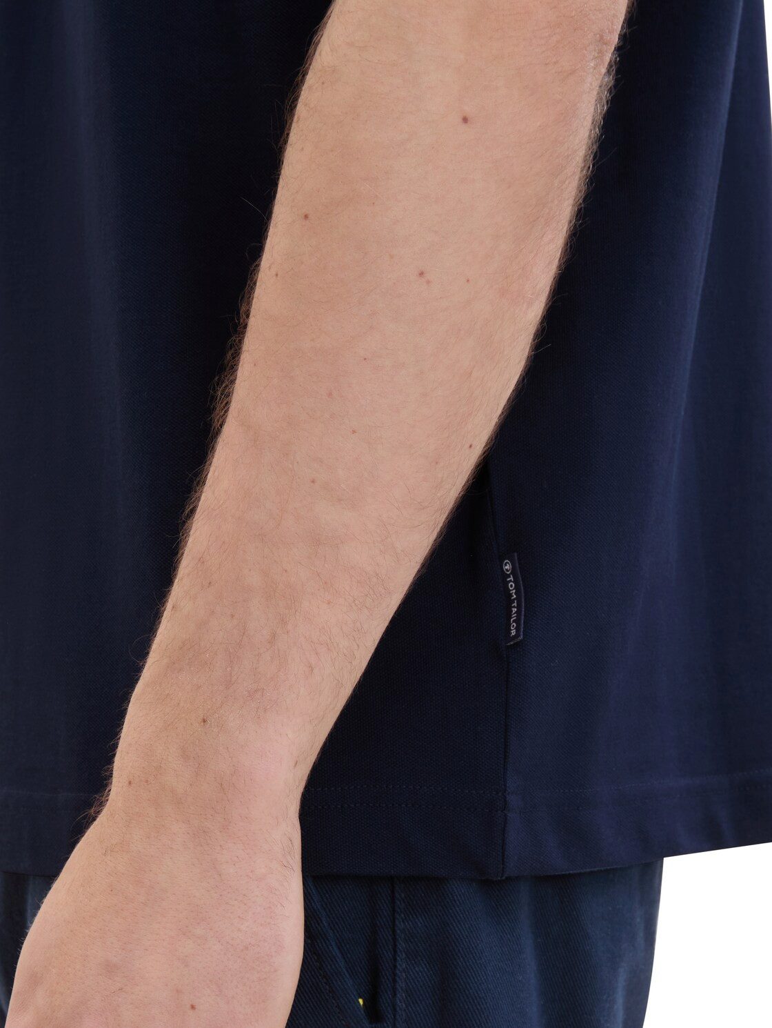 Tom Tailor T-shirt met piqué structuur
