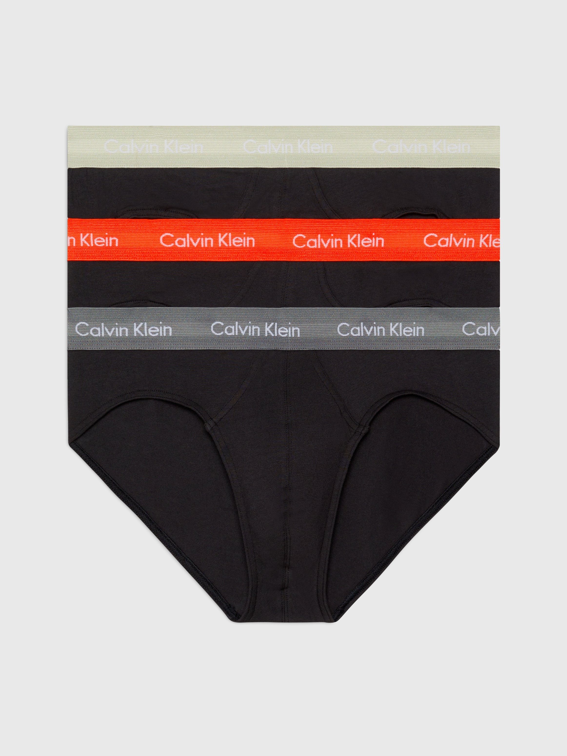 Calvin Klein Underwear Slip met elastische band met label in een set van 3 stuks