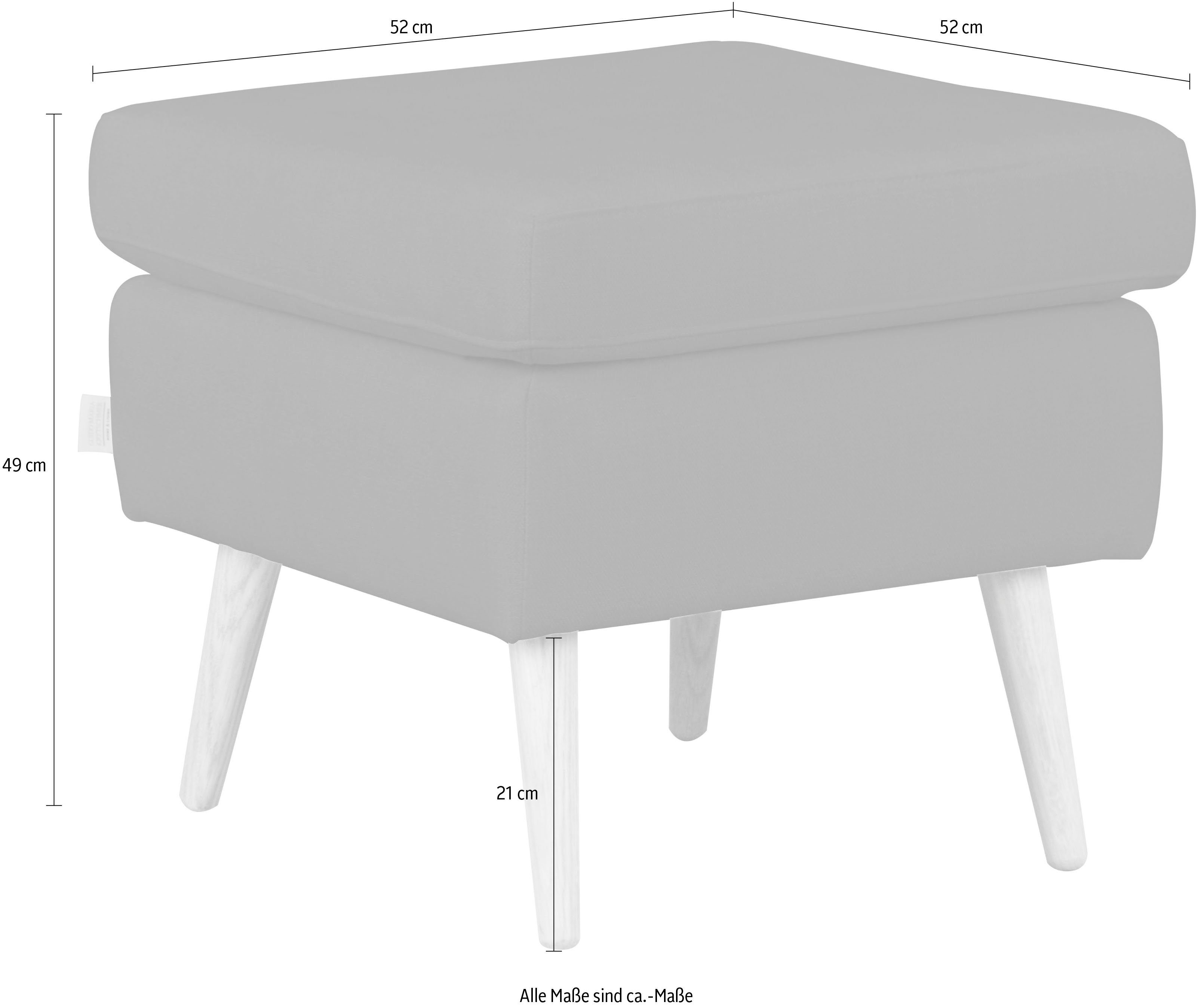 Guido Maria Kretschmer Home&Living Hocker Sallito de kleinere versie van 'salla', in 6 stofkwaliteiten