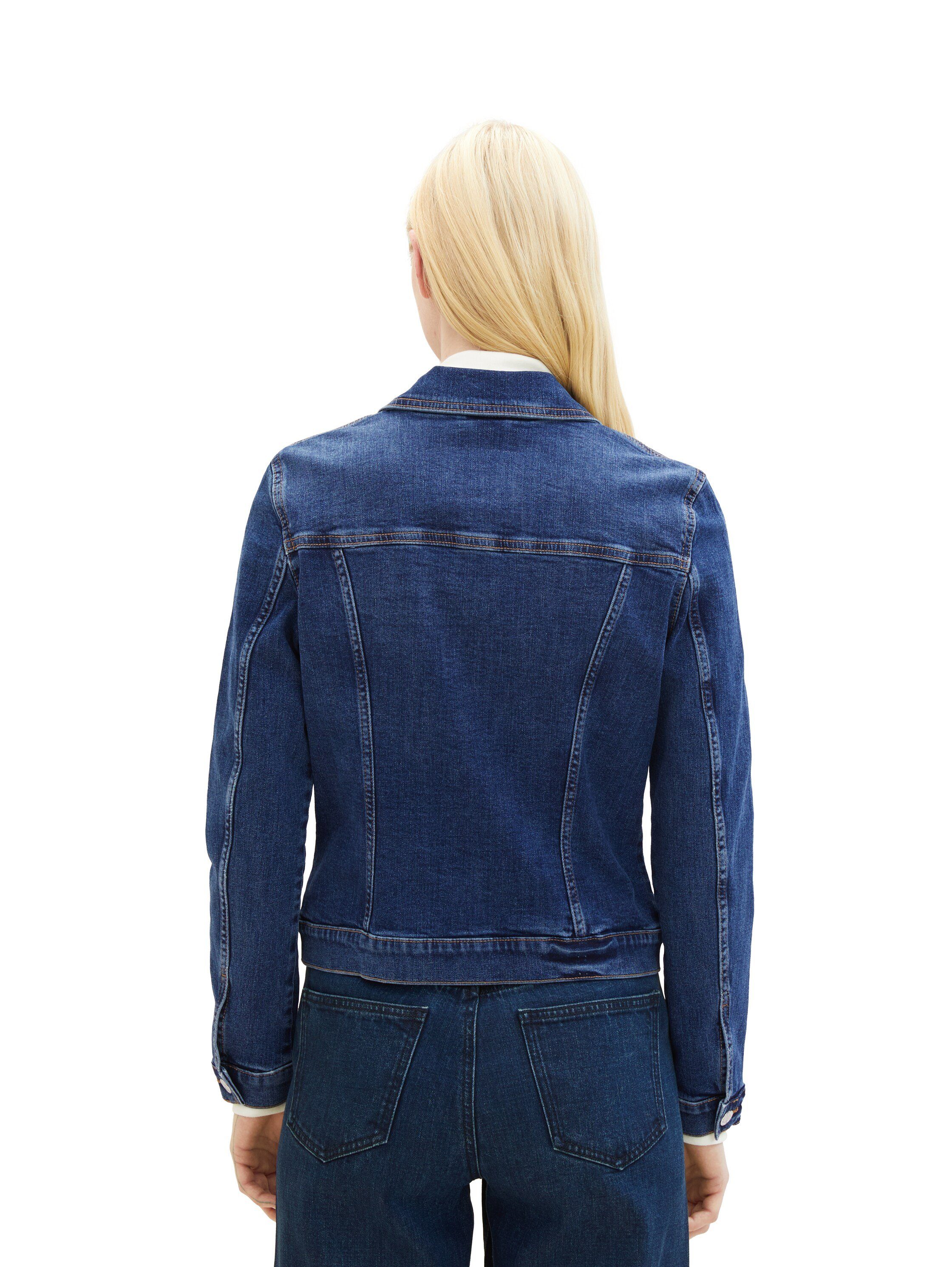 Tom Tailor Denim Jeansjack in klassieke look en met stretch