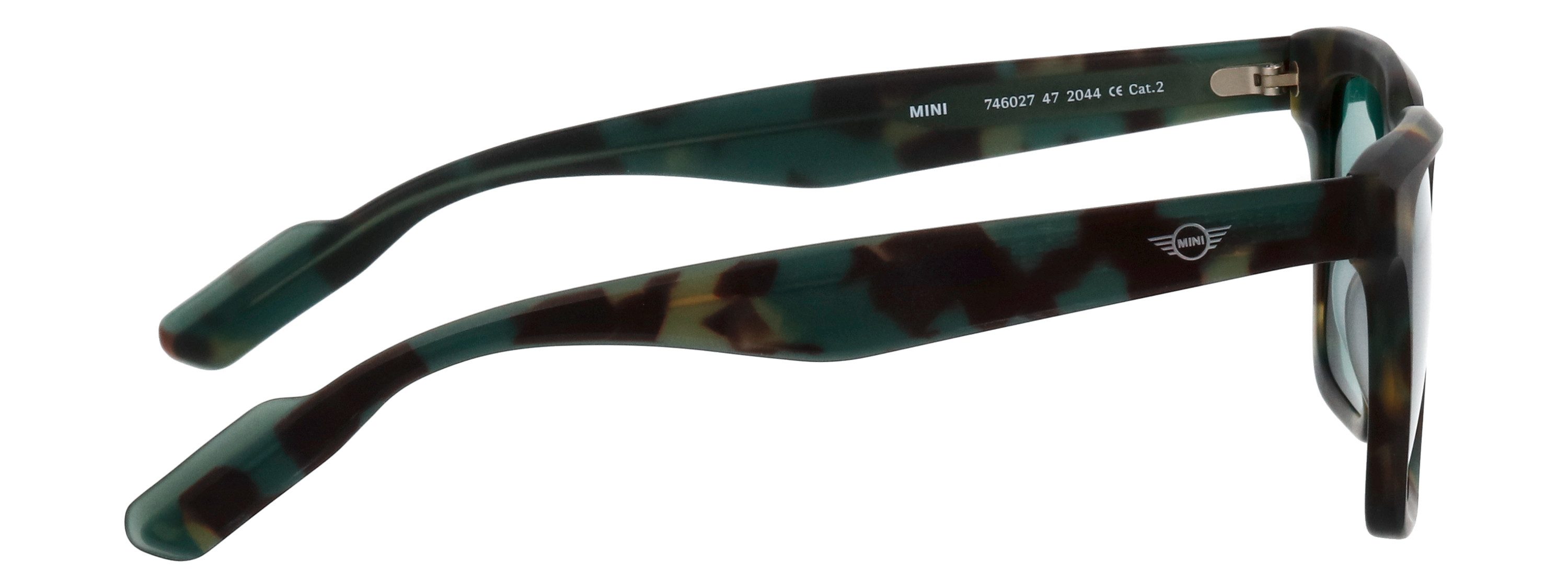 MINI EYEWEAR Zonnebril 746027 Vorm vierkant/hoekig, MINI Wing logo op de bril en het glas, adc UV 400