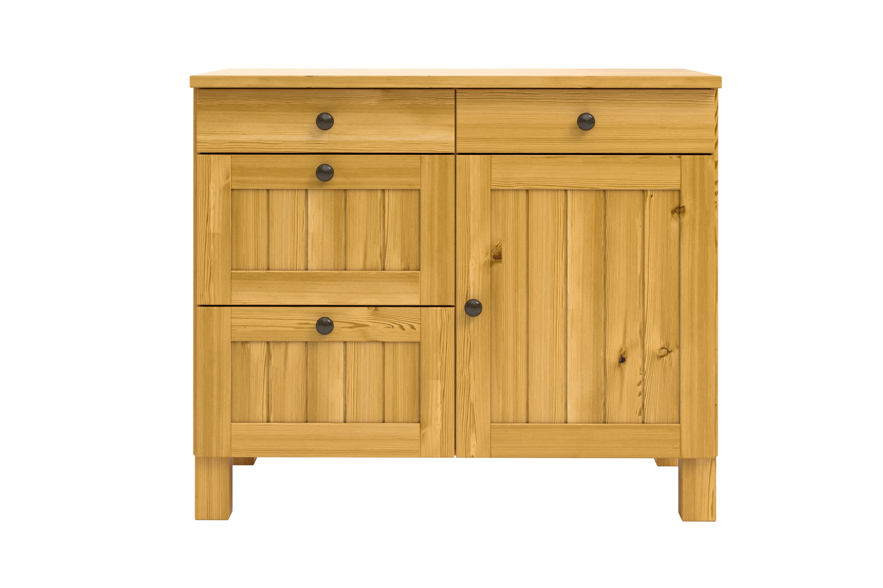 Home affaire Onderkast Alby2 , met metalen handgrepen, breedte 100 cm
