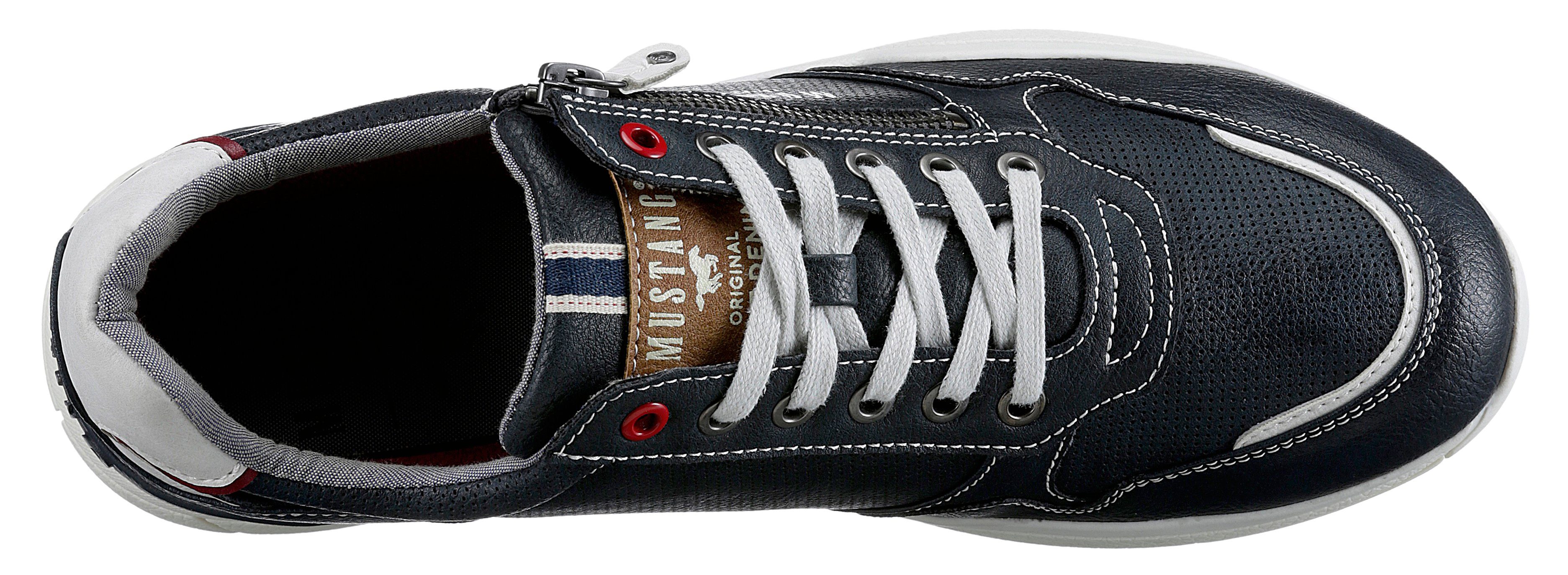 Mustang Shoes Sneakers met zijrits, vrijetijdsschoen, lage schoen, veterschoen