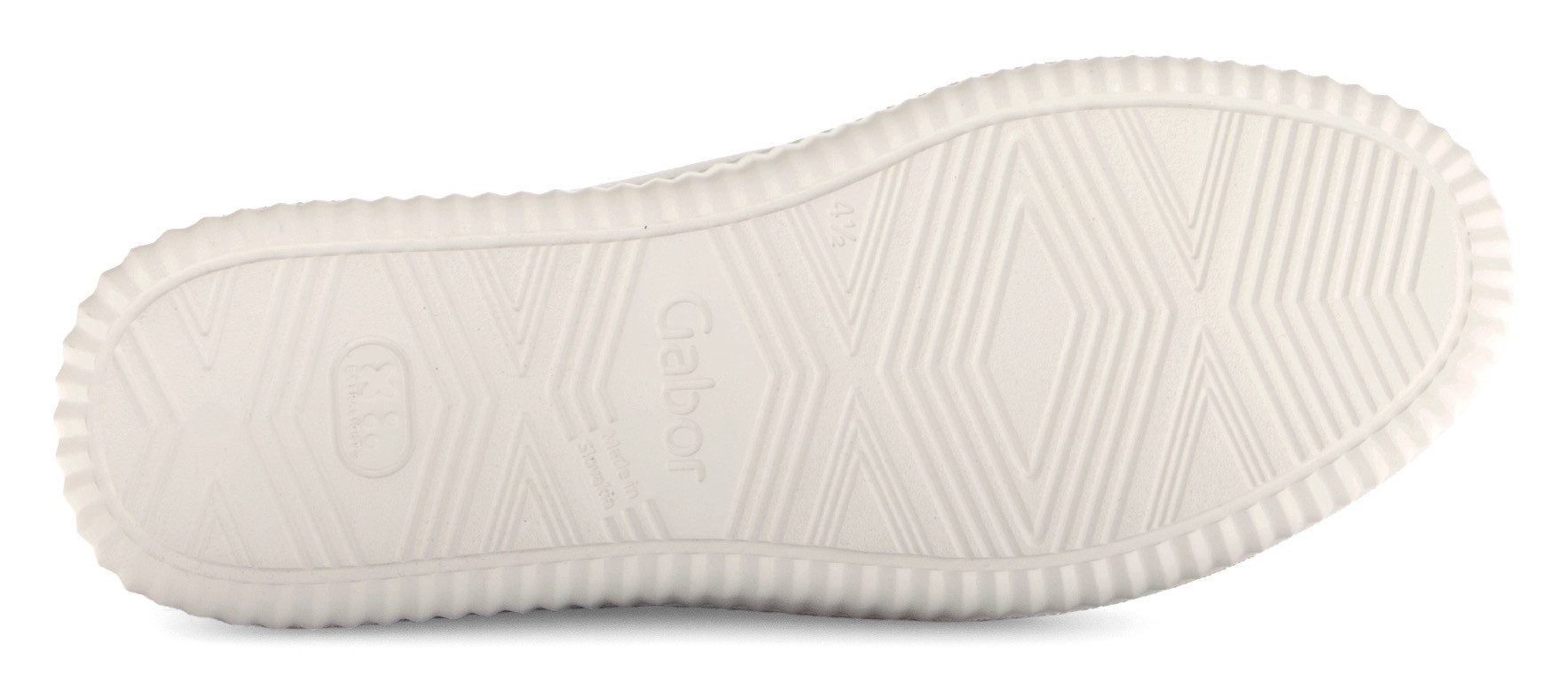 Gabor Plateausneakers , vrijetijdsschoen, halfschoen, veterschoen met contrastafwerking, breedte k