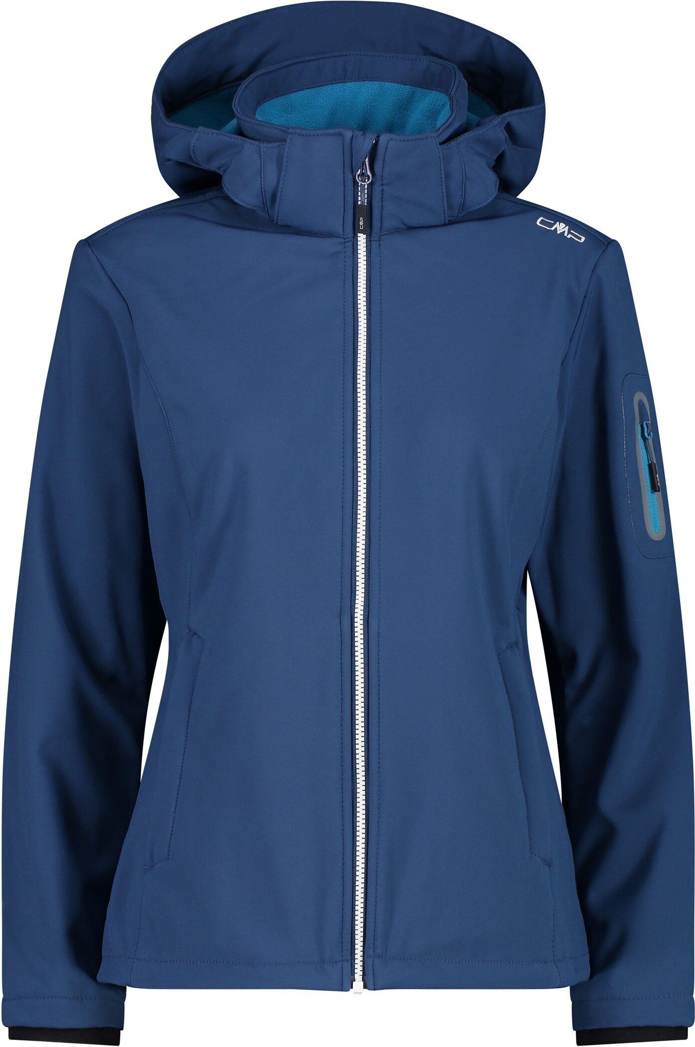 CMP Softshell-jack WOMAN JACKET ZIP HOOD Warmte- & wind- & waterafstotend (1 stuk)