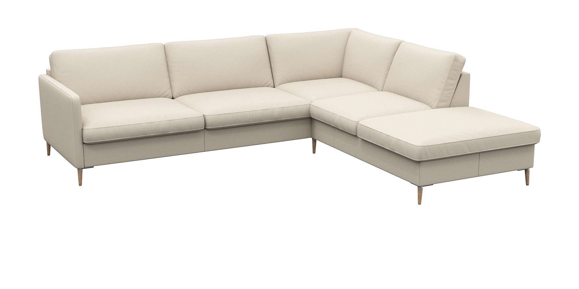 FLEXLUX Hoekbank Fiore, super zitcomfort door koudschuim in de zitting, L-vorm