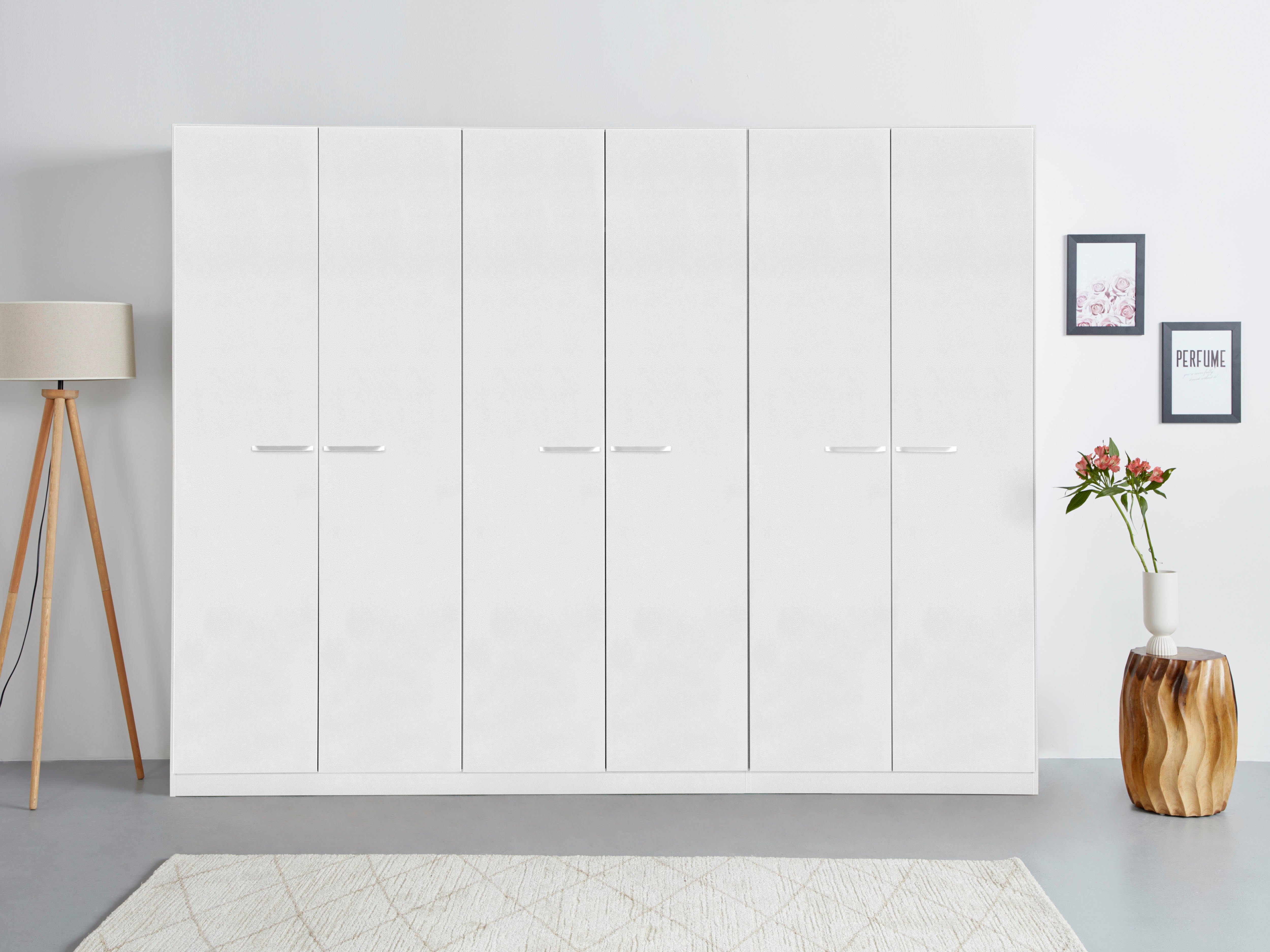 rauch Draaideurkast Kledingkast kast garderobe TOPSELLER OTELI incl. binnenindeling met 3 binnenlades extra planken optioneel met spiegel made in germany