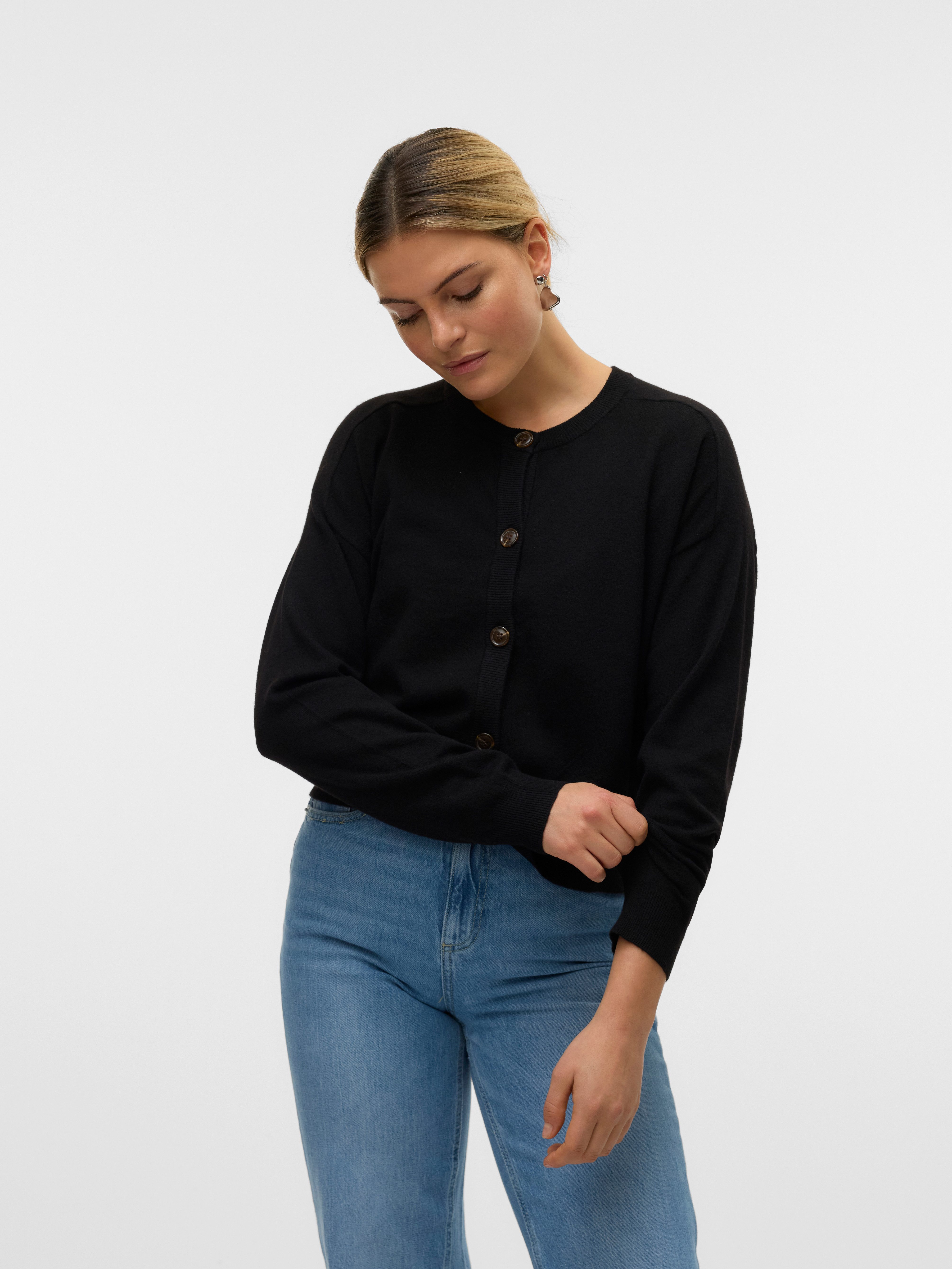 Vero Moda Vest VMFANTASTIC LS O-NECK CARDIGAN GA BOO