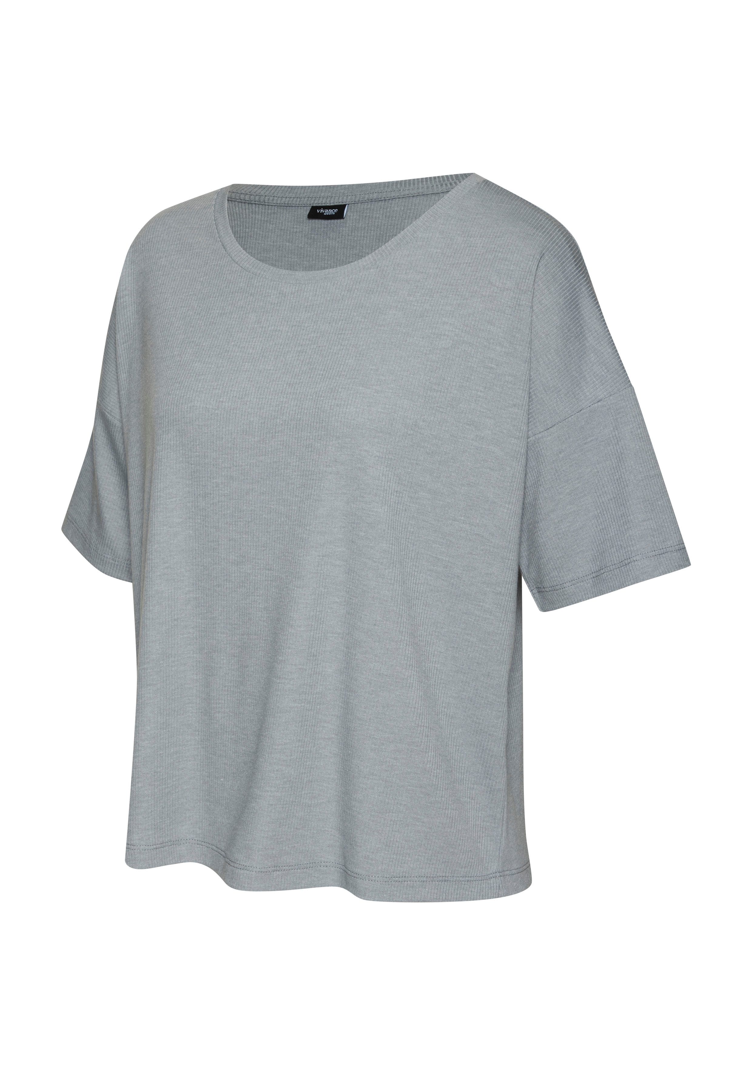 Vivance Dreams T-shirt in zachte ribkwaliteit