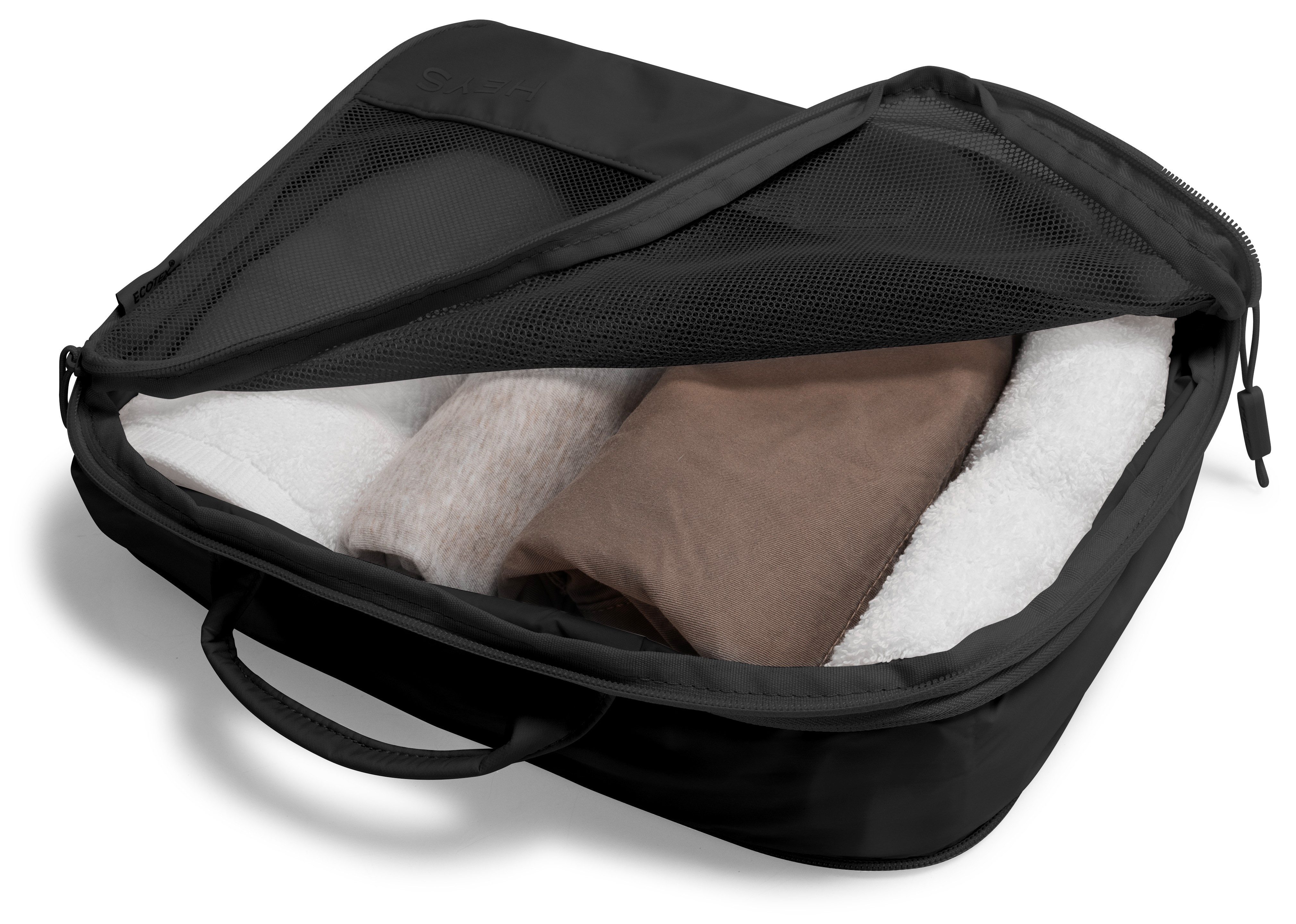 Heys Kofferorganizer Ecotex Compression Packing Cube incompressible packing cubes, packing bags, organizer for suitcase (set, 4-delig)