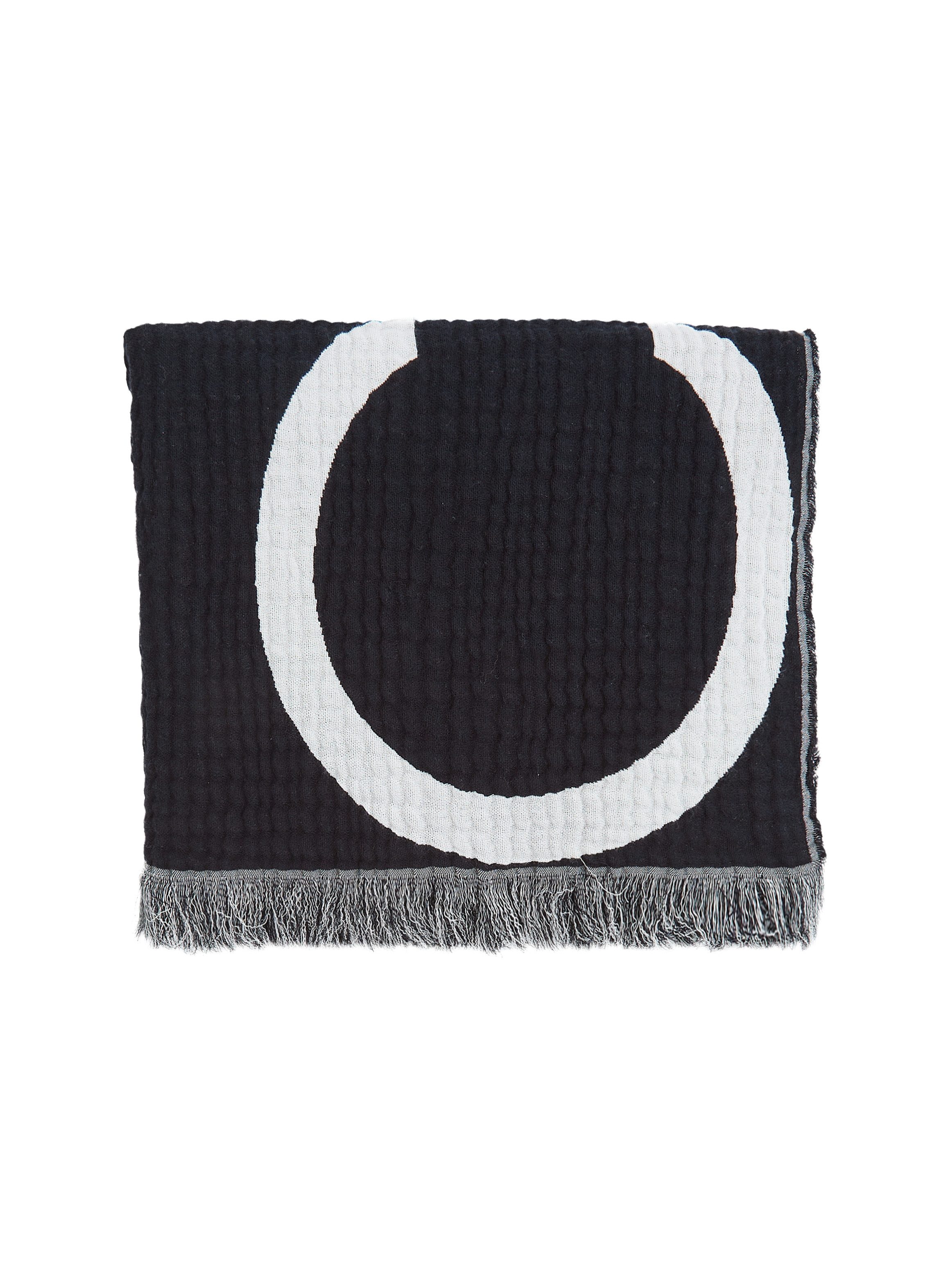 Calvin Klein Sjaal LOGO 2-TONES COTTON GAUGE SJAAL