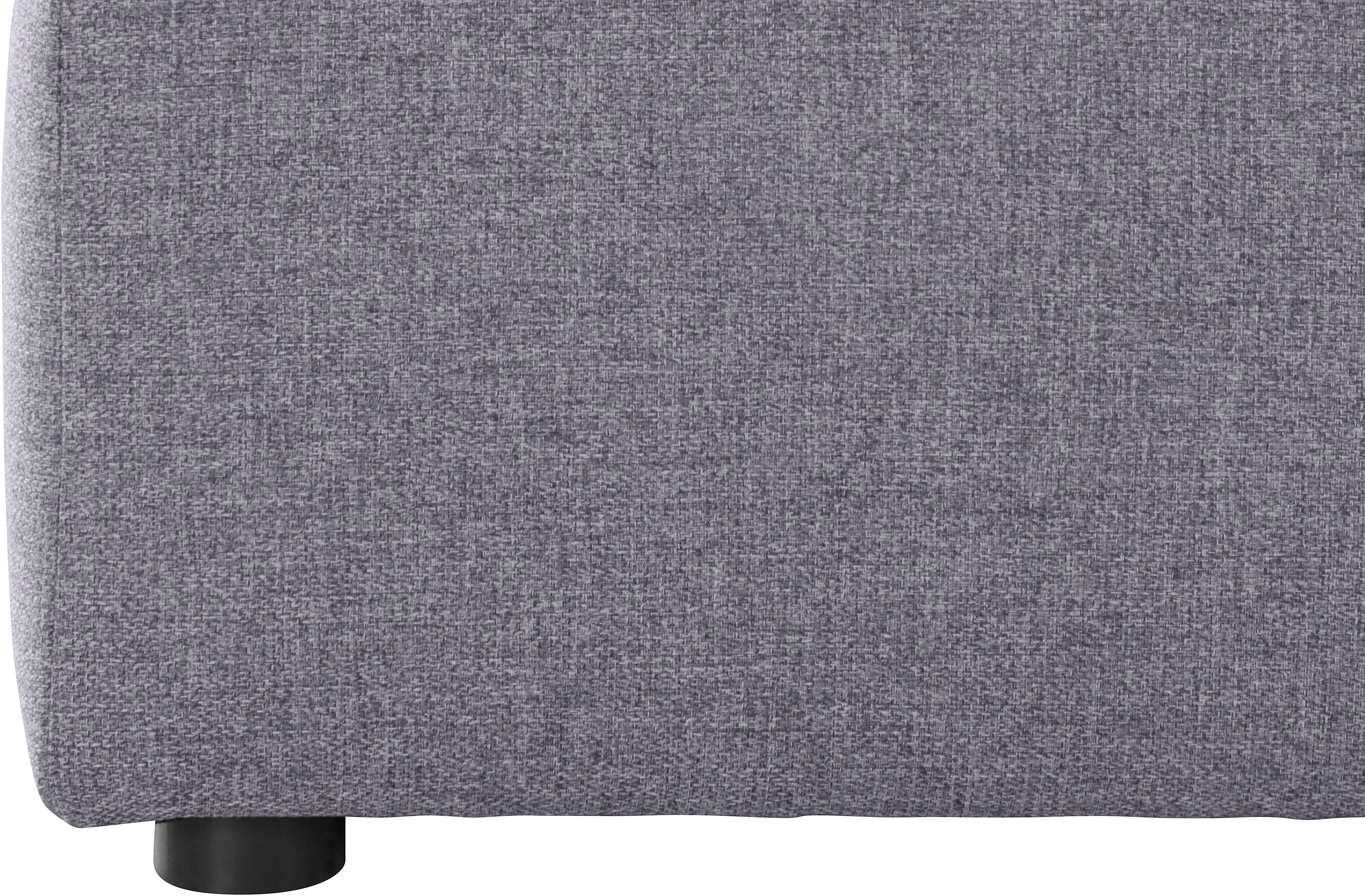 RAUM.ID Bank-middenelement Florid als deel van een modulaire bank, stevig zitcomfort, ook in cord
