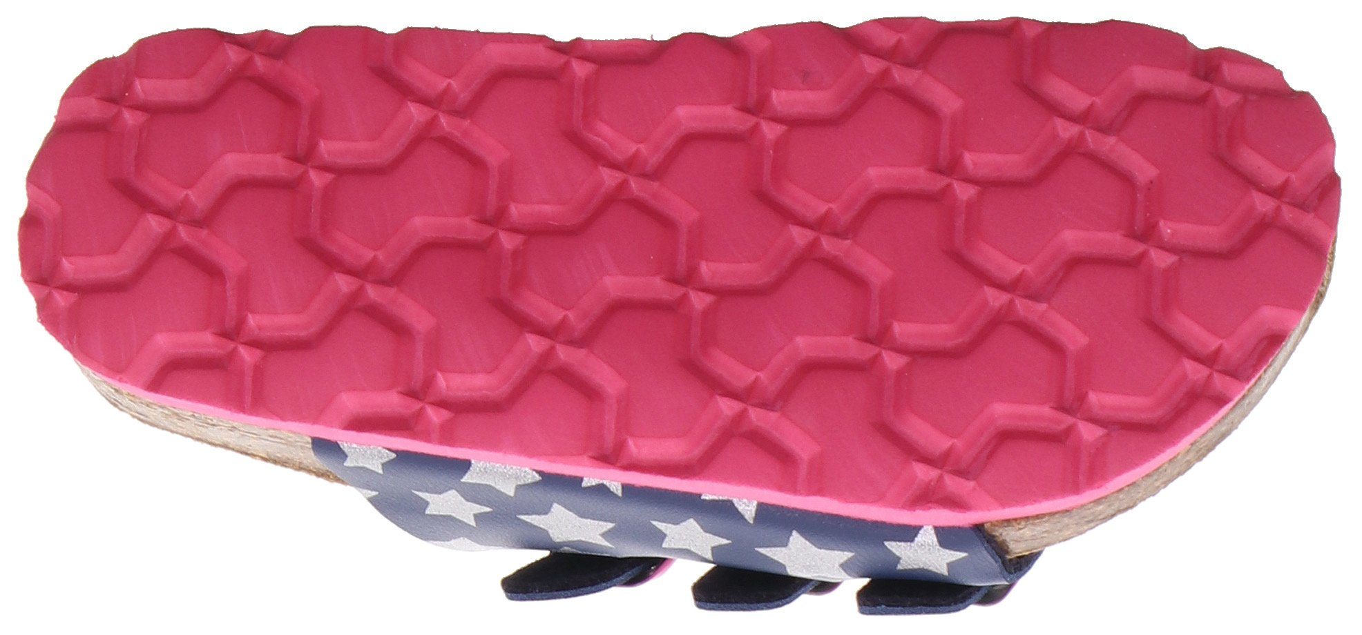 Superfit Pantoffels Voetbedsandalen WMS: middel Slippers, huisschoen met allover print, maat sjabloon om te downloaden