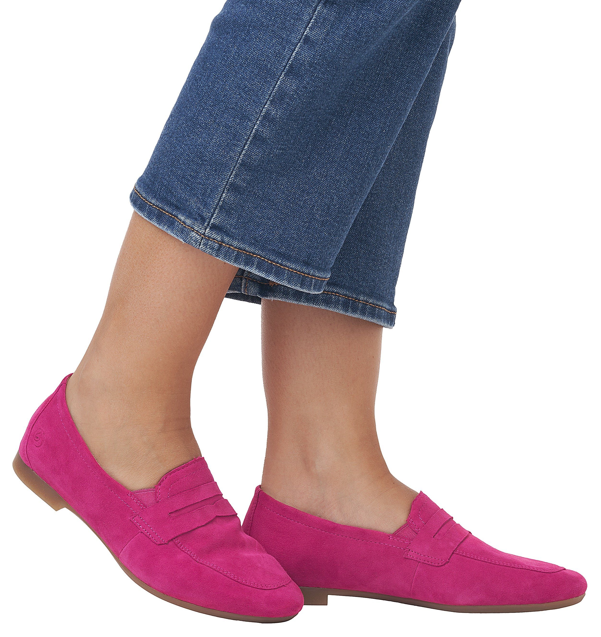 Remonte Loafers Slipper, business schoen met praktische elastiek