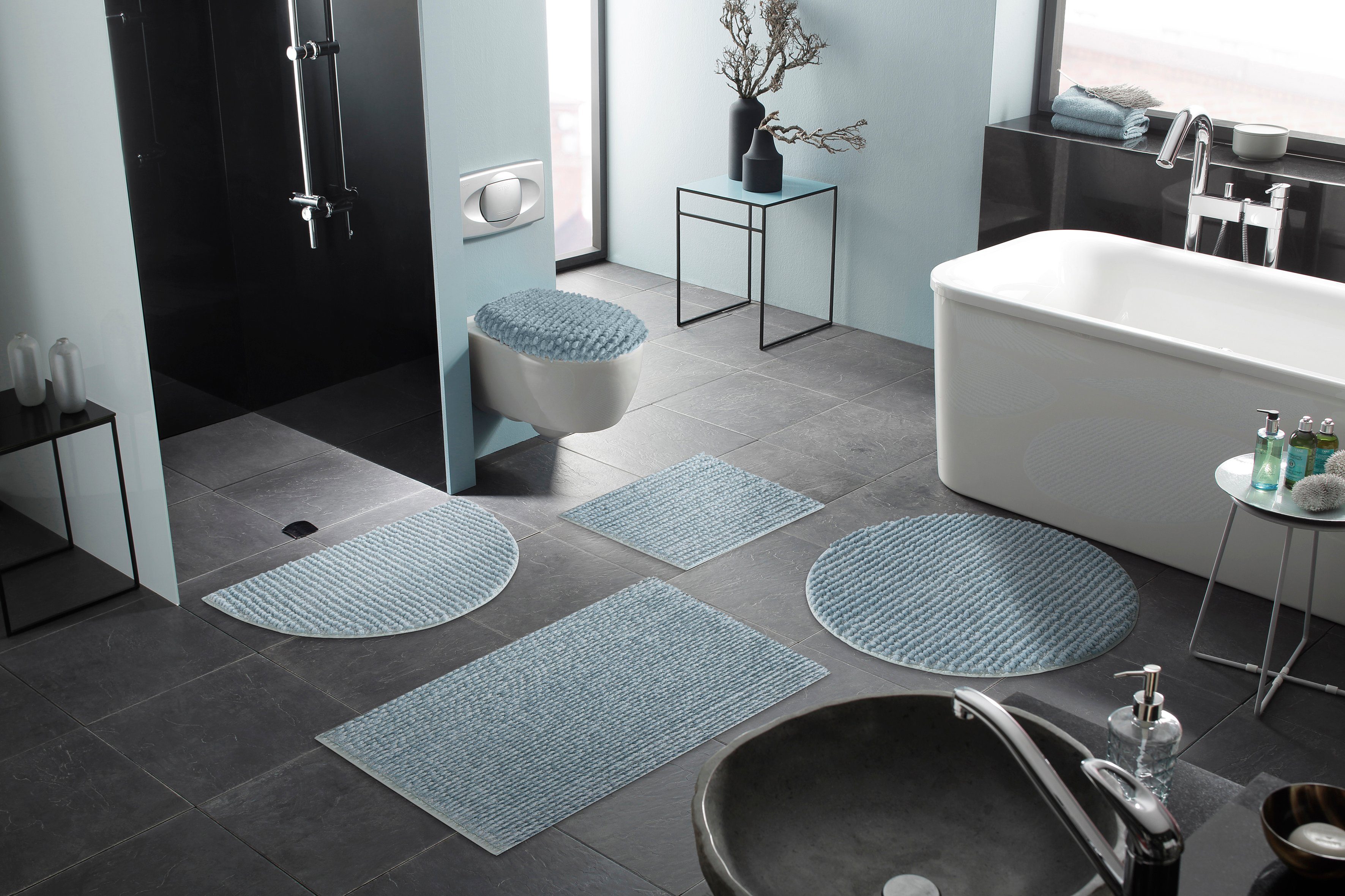 my home Badmat Renat Badmat, badkamerset, chenille-look, ook als 3-delige set
