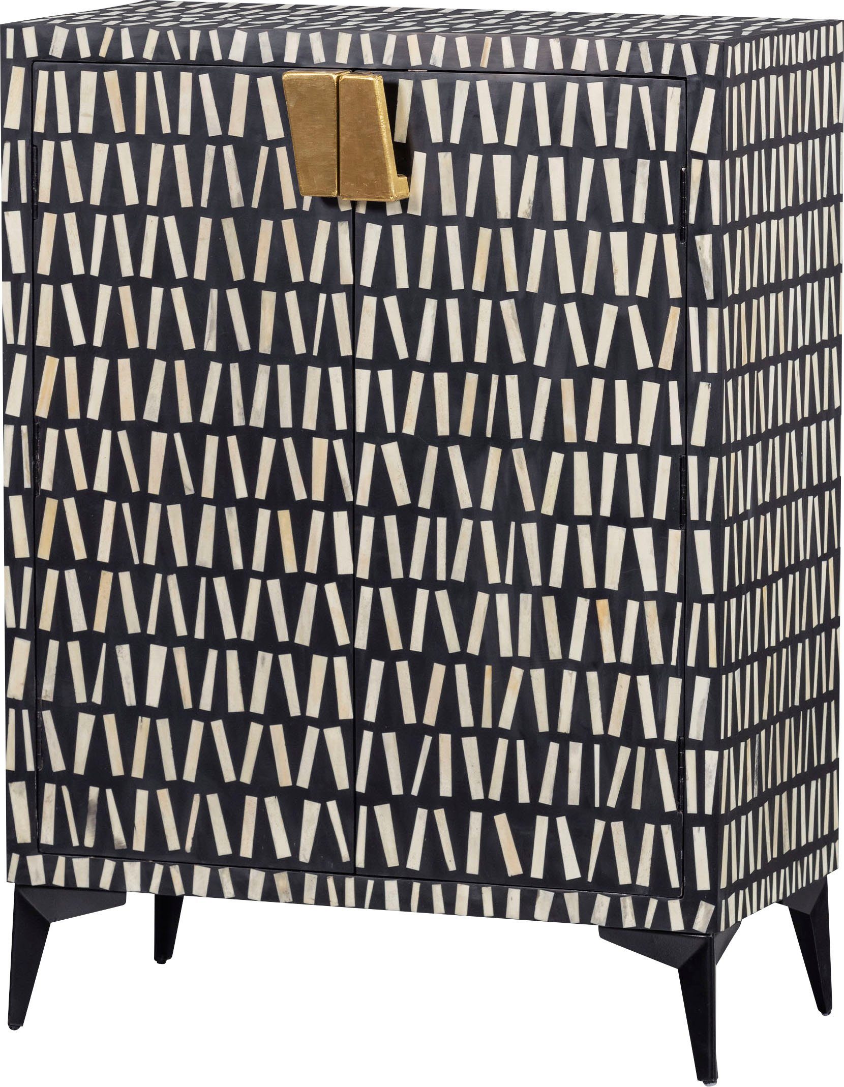 WOOOD Highboard Menne midi-kast met metalen handgrepen Kast in stijlvol ontwerp, H 108 cm x B 81 cm