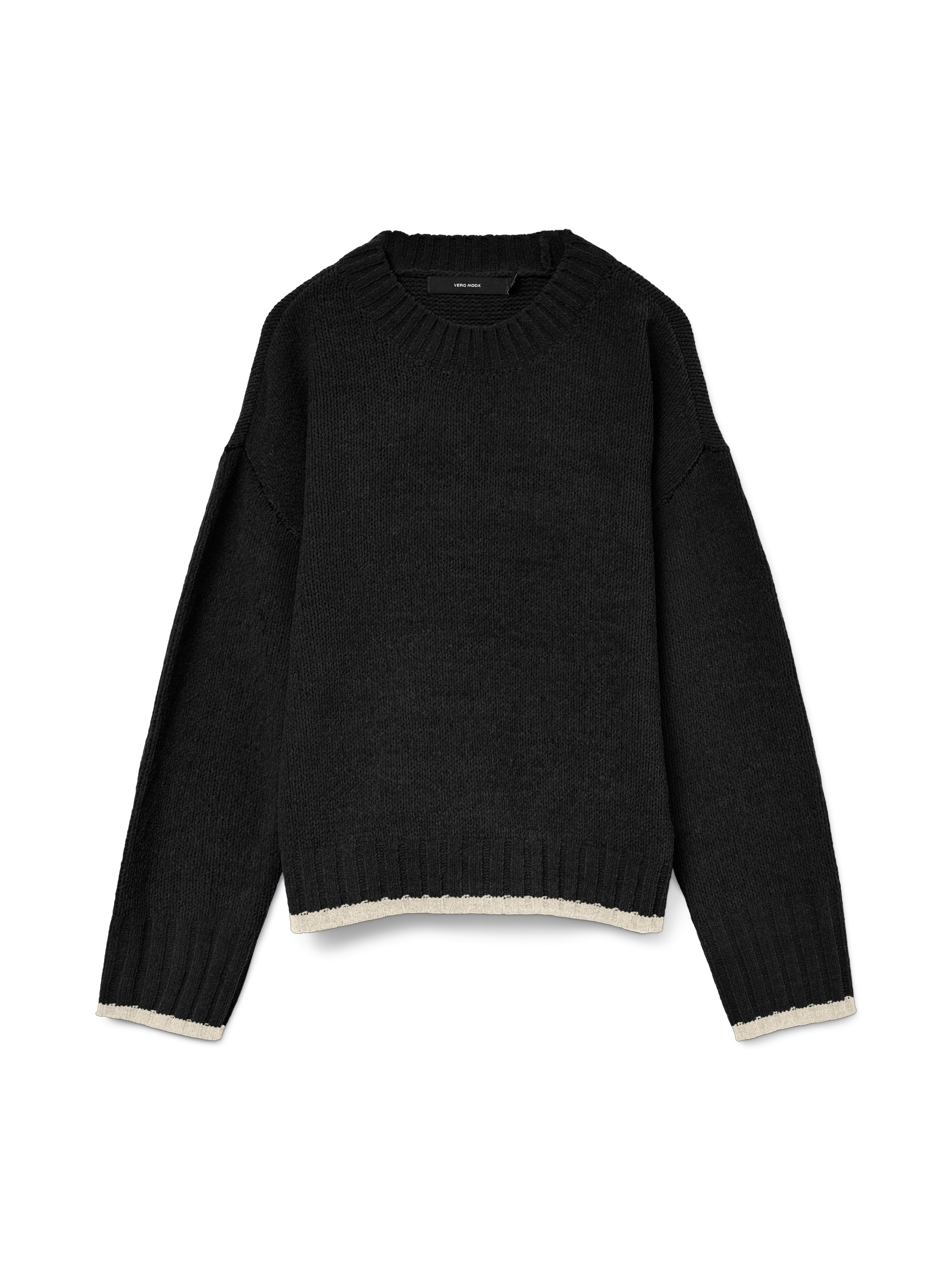 Vero Moda Gebreide trui VMSHADOW LS O-NECK PULLOVER BOO