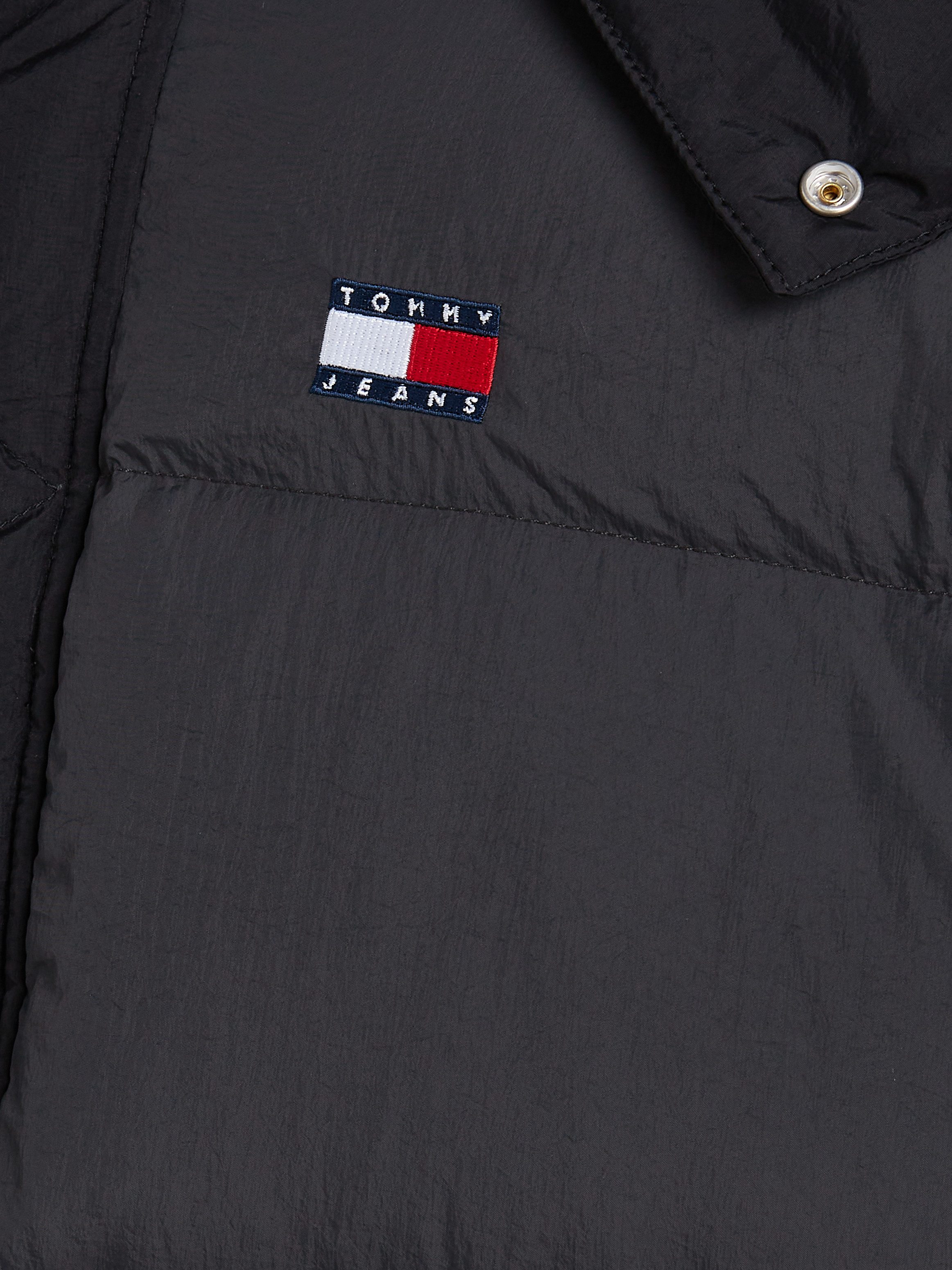 TOMMY JEANS Gewatteerde jas TJM TWO TONE PARKA contrastkleurige inzetten