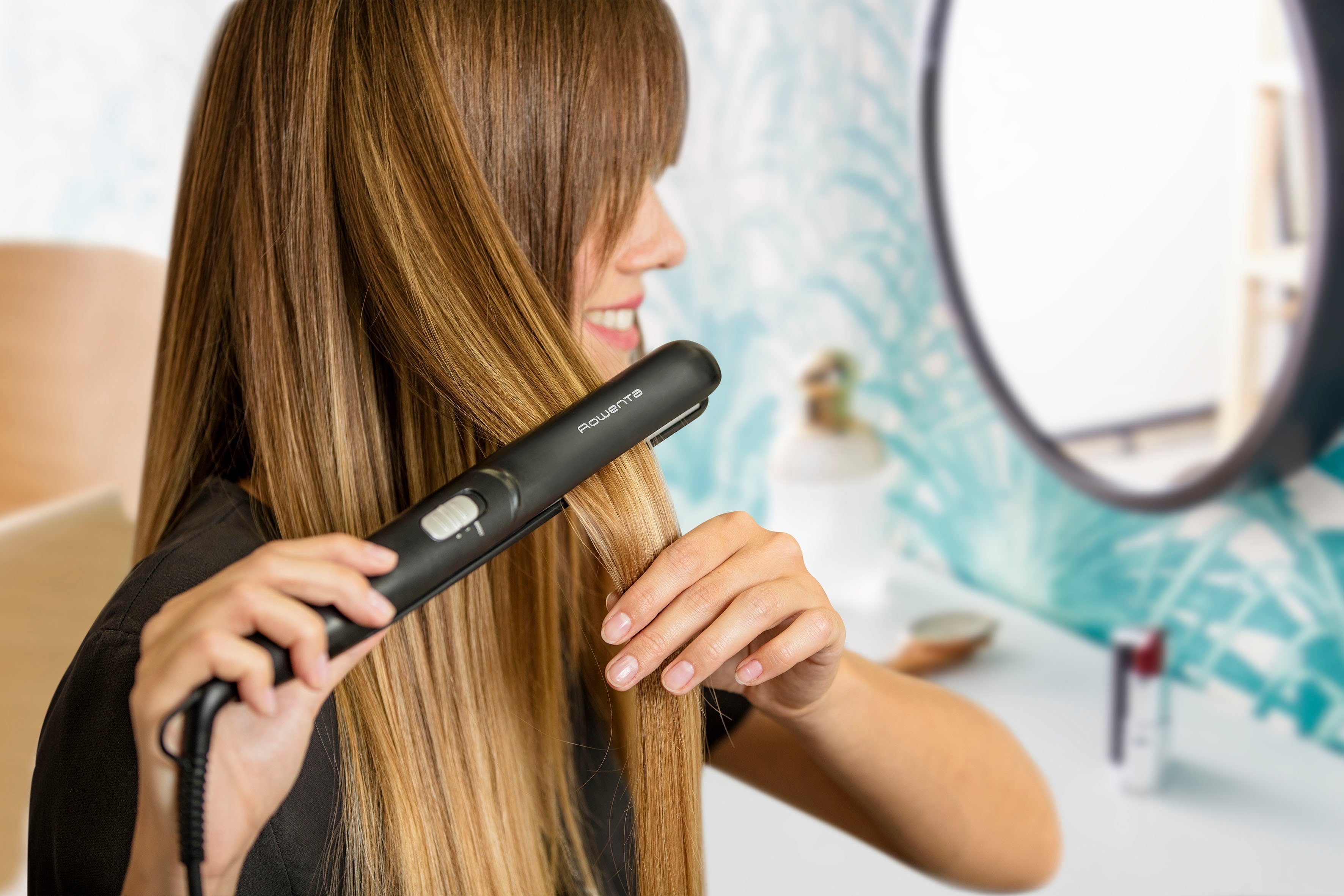 Rowenta Straightener SF1810 Express Style Eenvoudige eenknopsbediening, straight & curl functie