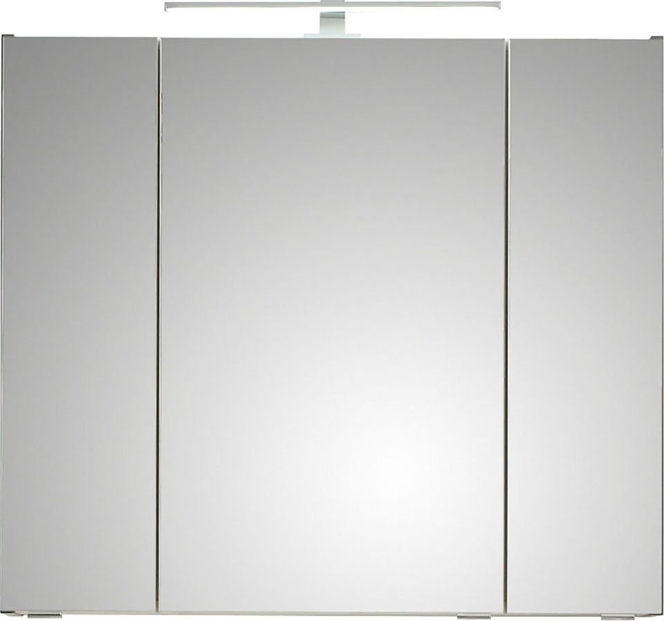Saphir Spiegelkast Quickset 357 Badkamermeubel, 3 spiegeldeuren, 6 planken, 80 cm breed