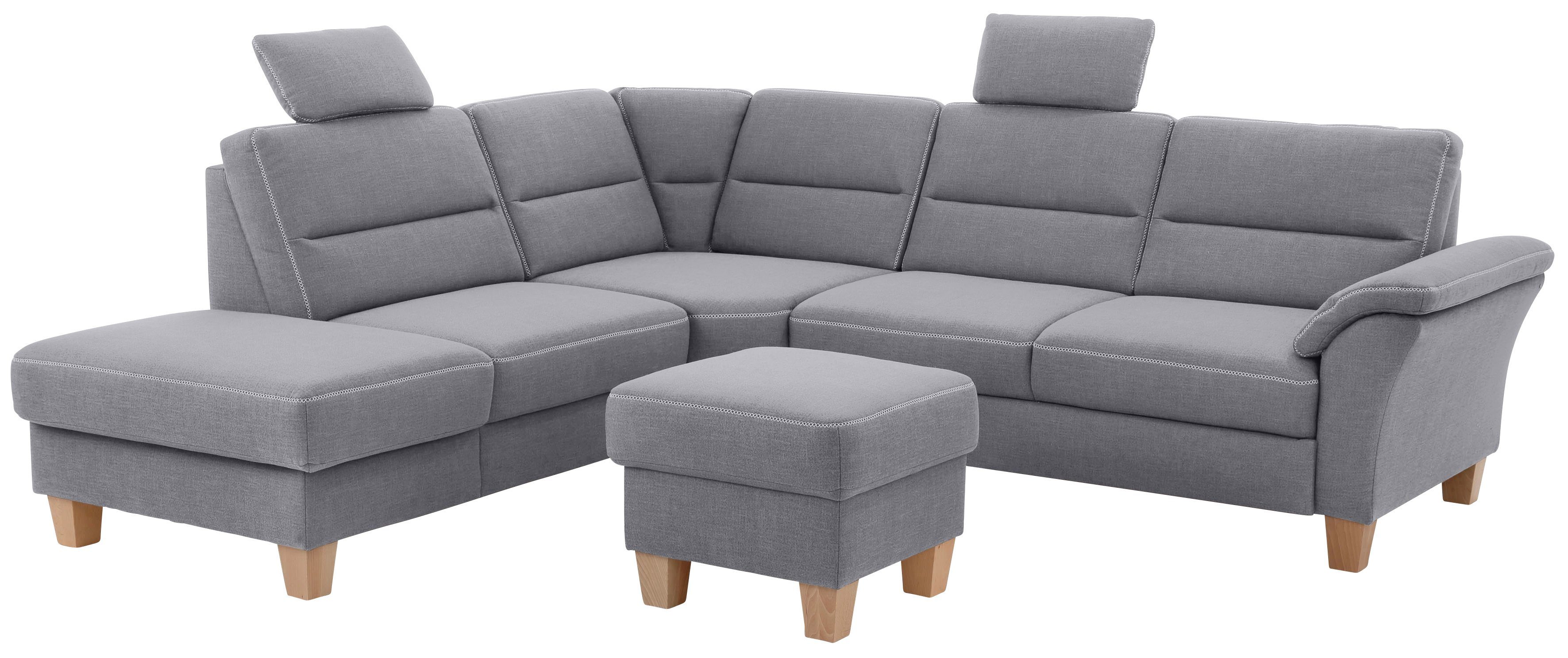 Home affaire Hoekbank Soleo L-model comfortabel door trapezehoek met relaxfunctie, ook met slaapfunctie