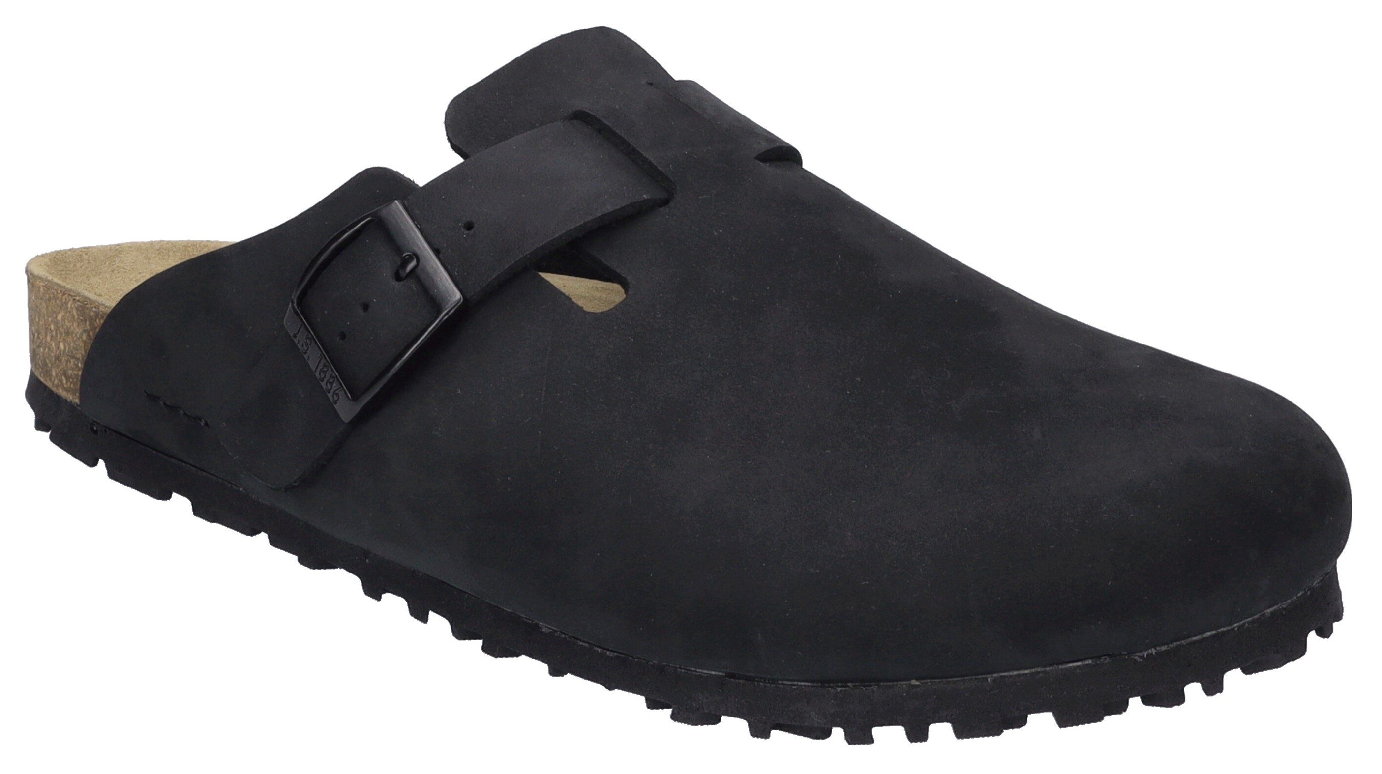 Josef Seibel Clogs Josef 04 , zomerschoen, slippers, vakantie, met comfortabel voetbed unisex clogs maat 50 EU zwart