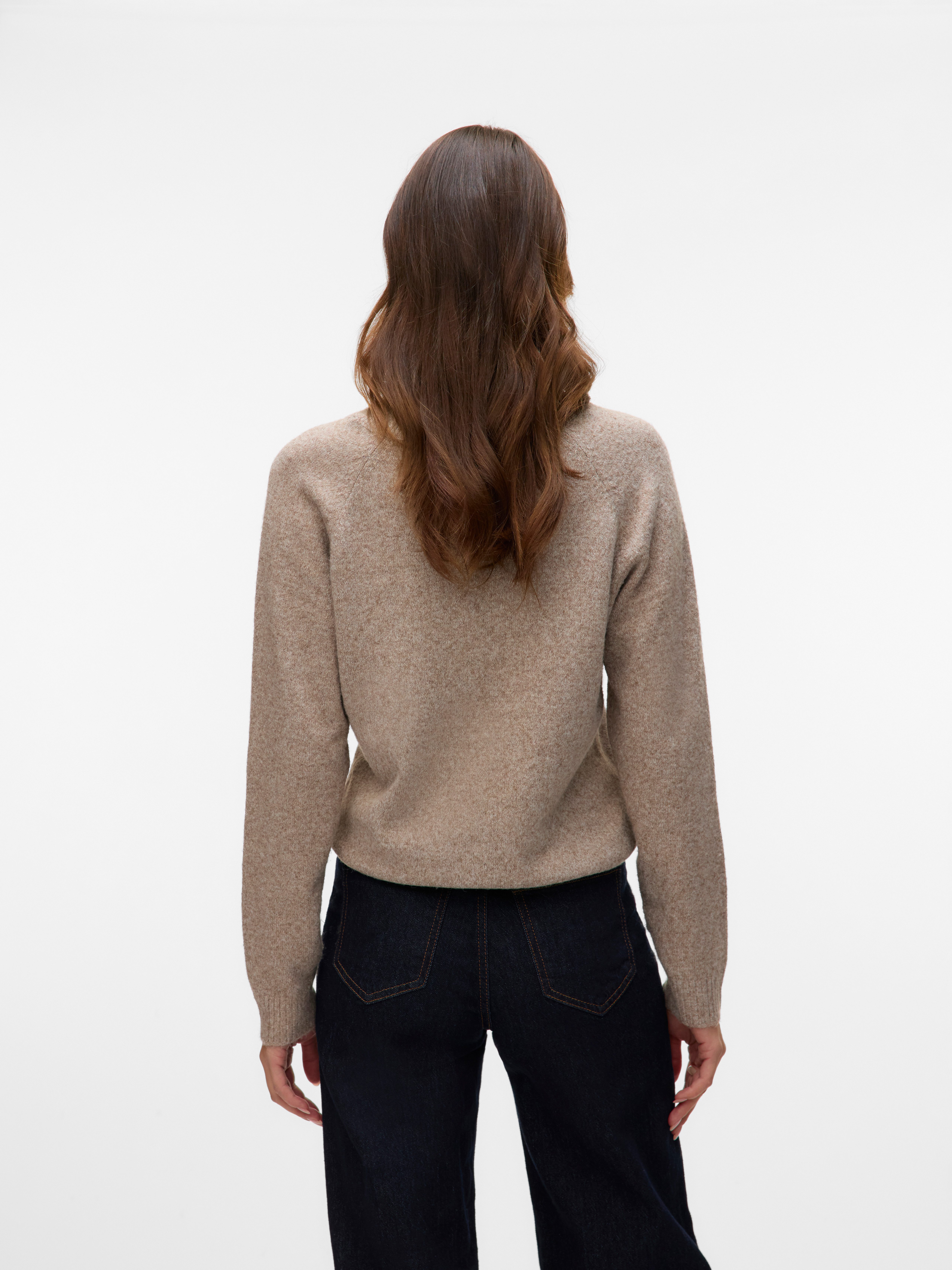 Vero Moda Trui met ronde hals VMDOFFY LS O-NECK BLOUSE GA NOOS