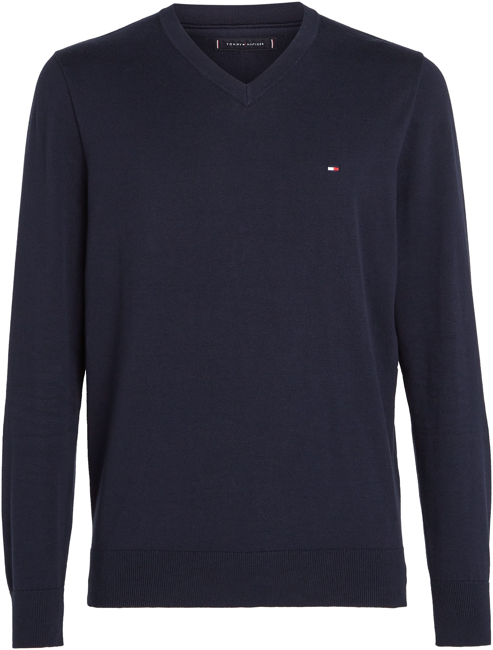 Tommy Hilfiger Trui met V-hals CLASSIC COTTON V NECK