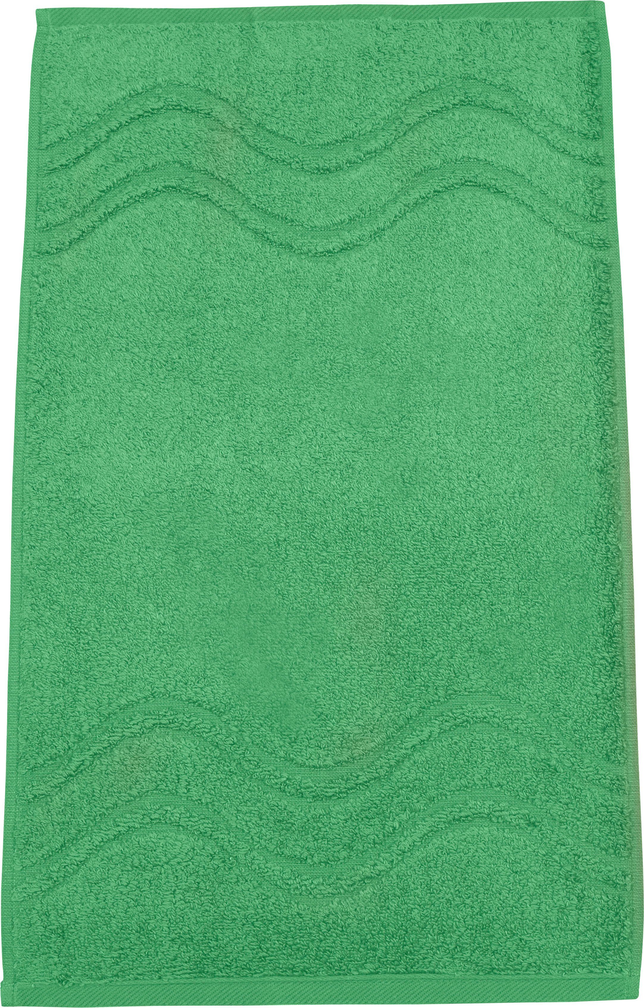 ROSS Gastendoek Cashmere feeling met golven-randdessin (6-delig)