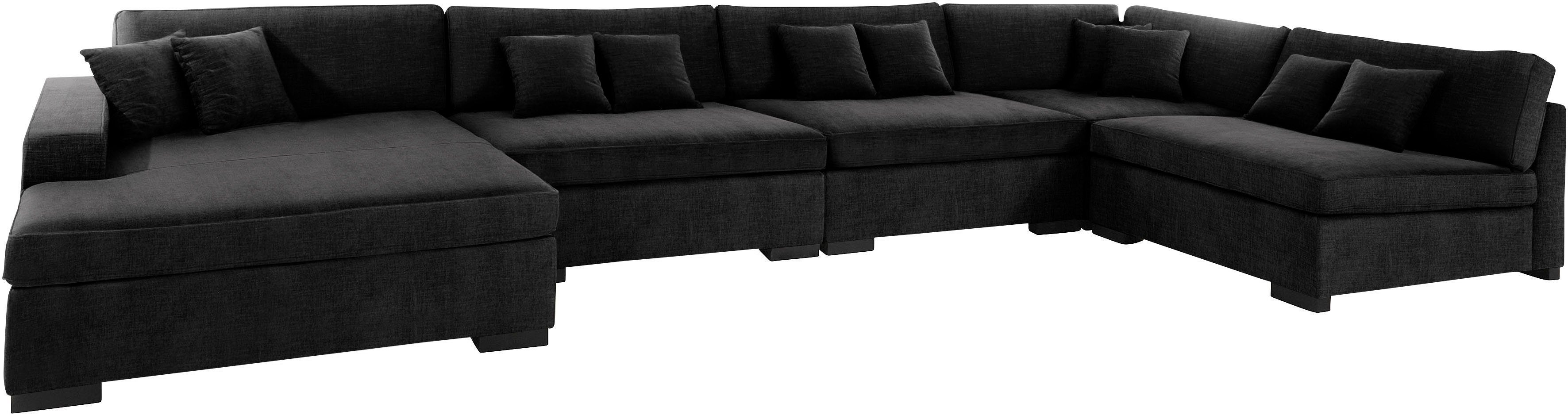 Guido Maria Kretschmer Home&Living Zithoek Skara XXL U-vorm Loungebank XXL met binnenveringsinterieur, in vele overtrekkwaliteiten