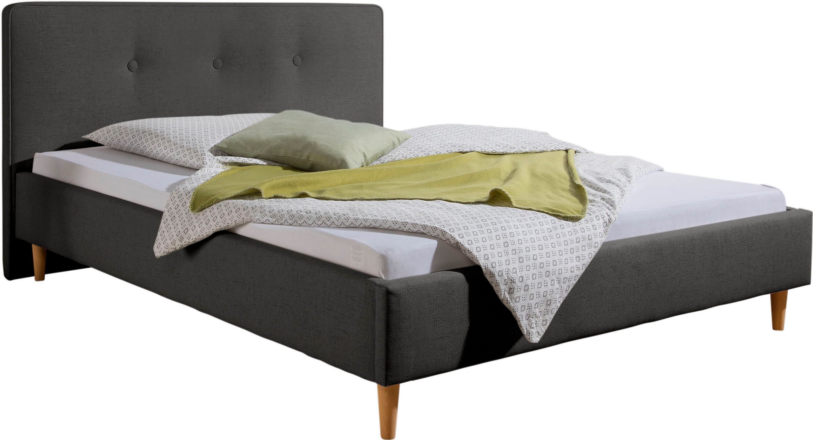Maintal Gestoffeerd bed Lonepine Zijkanten van het bed zelf te monteren, zonder bedkist