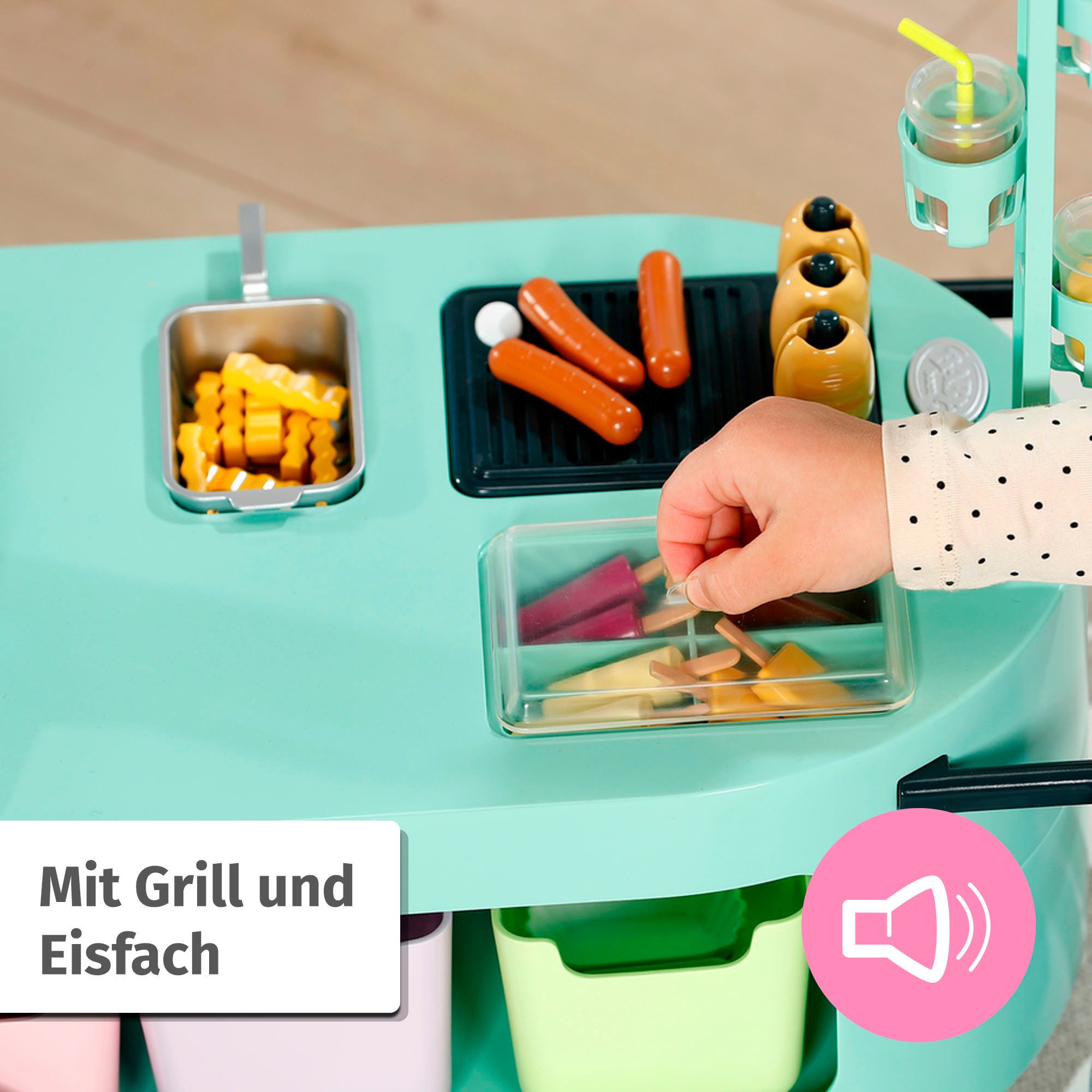 Baby Born Poppentafel Snackwinkel met geluidseffect