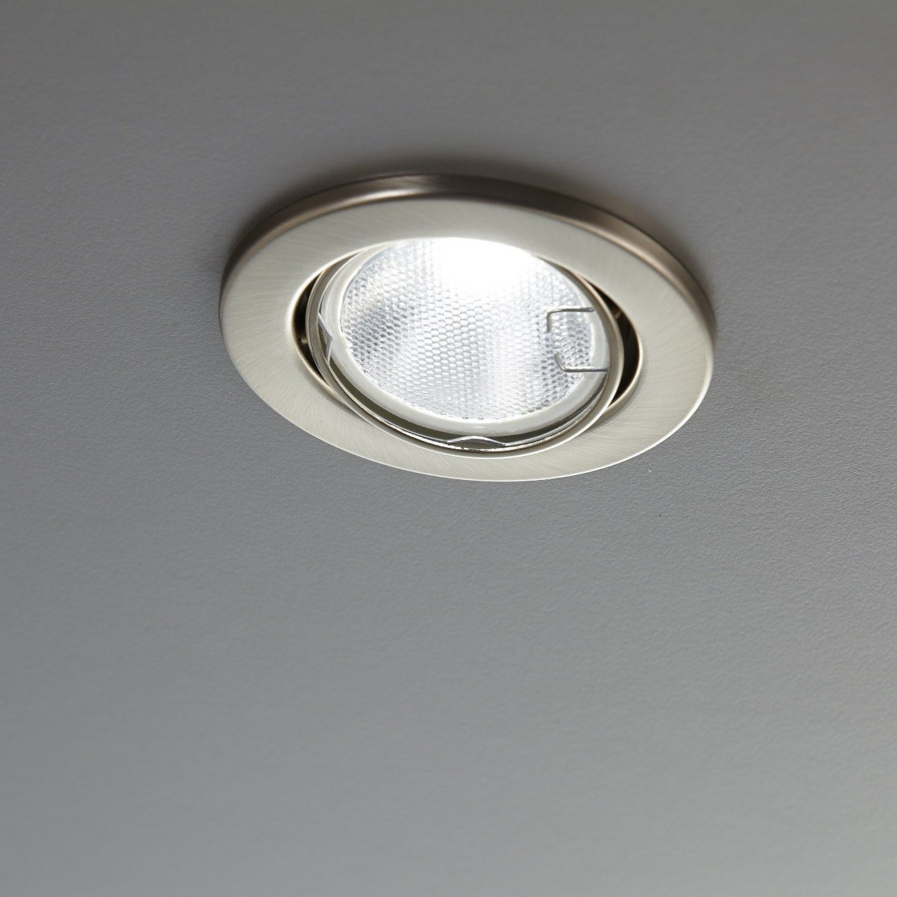 B.K.Licht LED inbouwspot LED inbouwlampen, draaibaar, inbouw-spots, nikkel, mat GU10