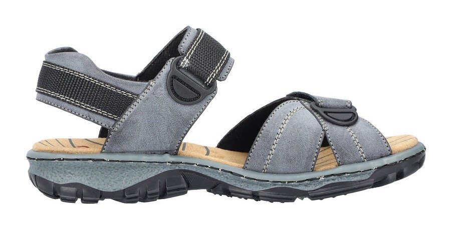 Rieker Sandalen zomerschoen, outdoorschoen, sleehak, in trekkinglook