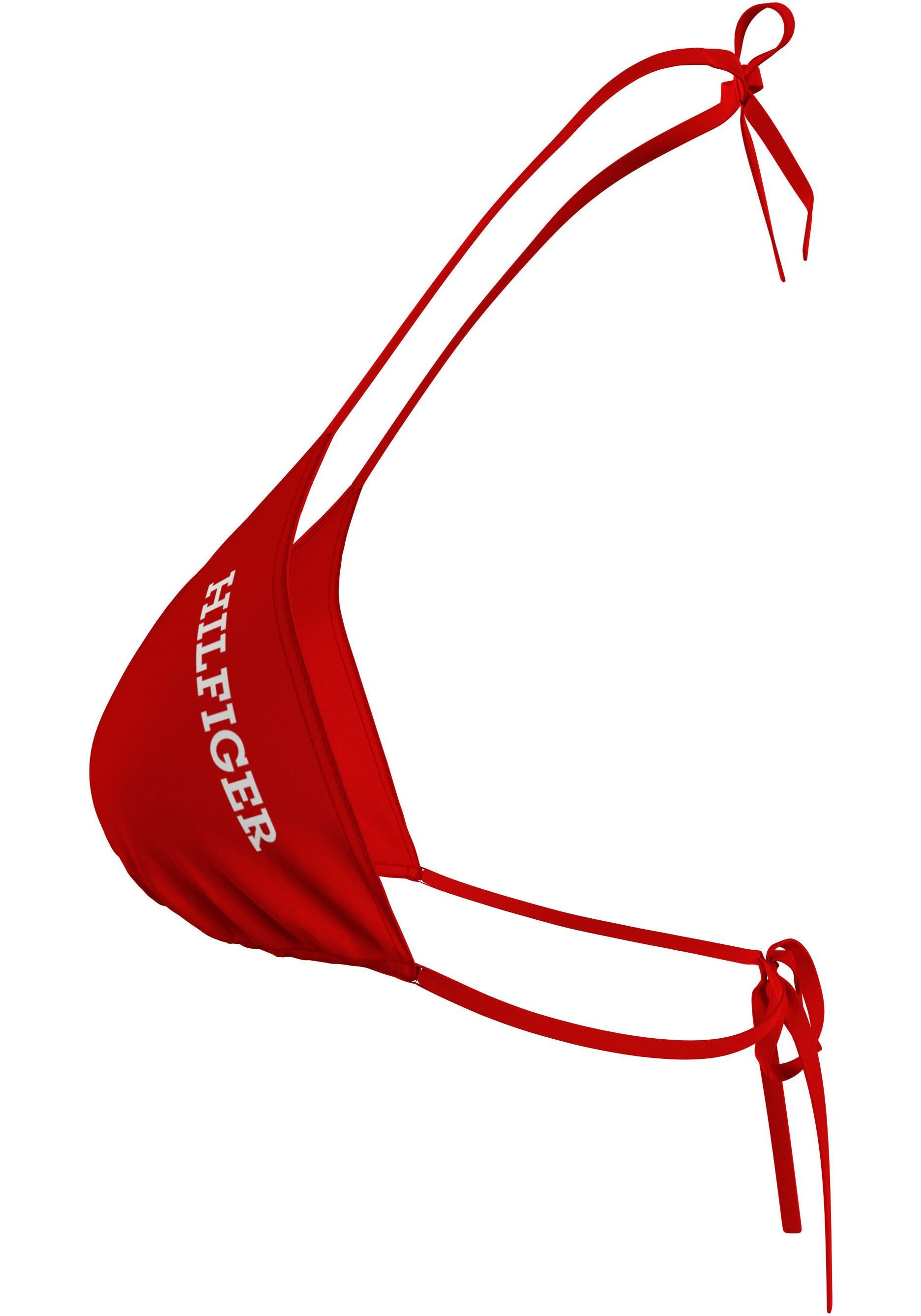 Tommy Hilfiger Swimwear Triangel-bikinitop TRIANGLE RP met een logo-opschrift