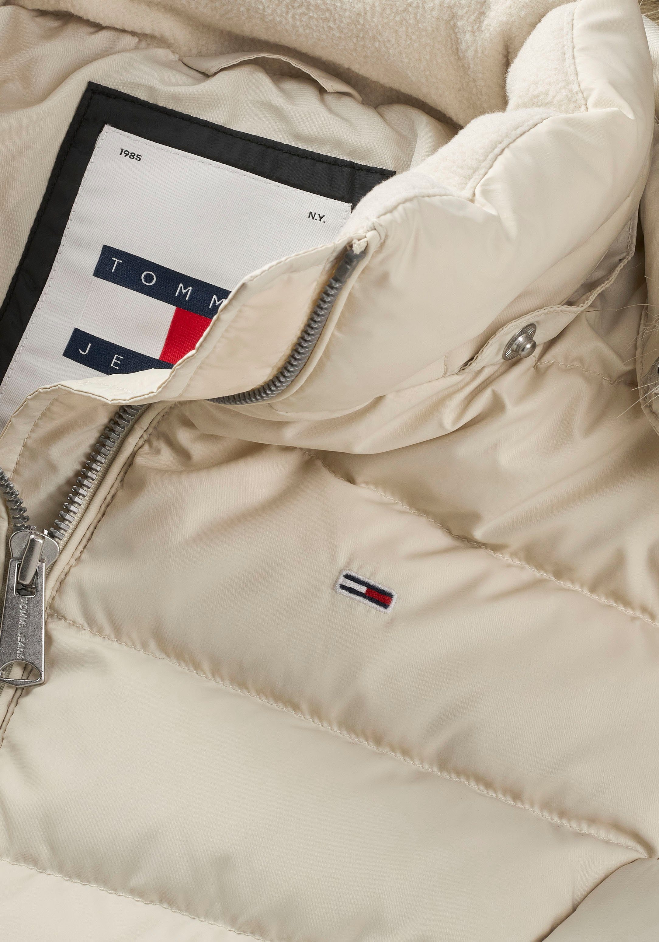 TOMMY JEANS Gewatteerde jas TJW BASIC HOODED DOWN JACKET EXT
