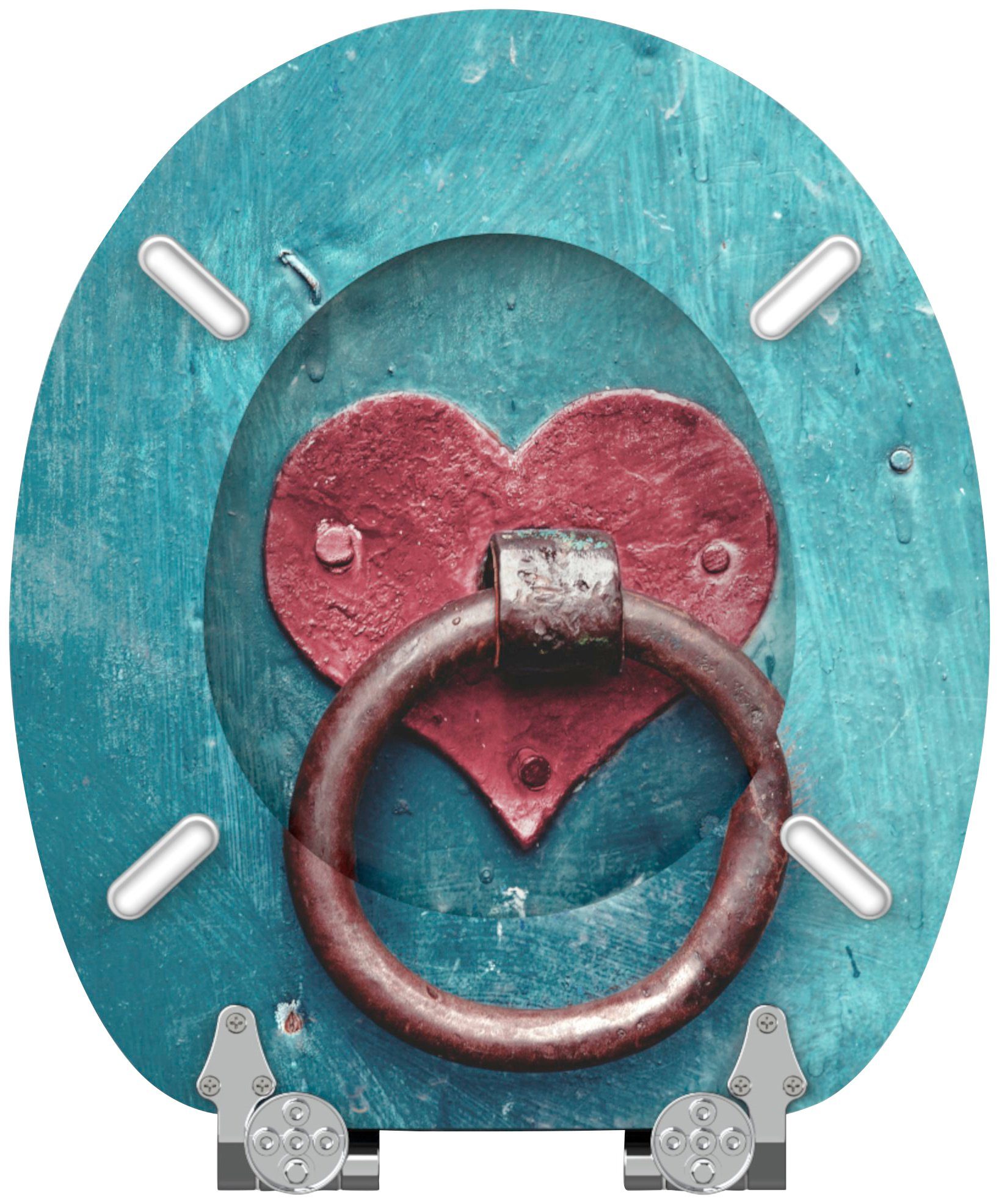 Sanilo Toiletzitting Knocker met soft-closemechanisme