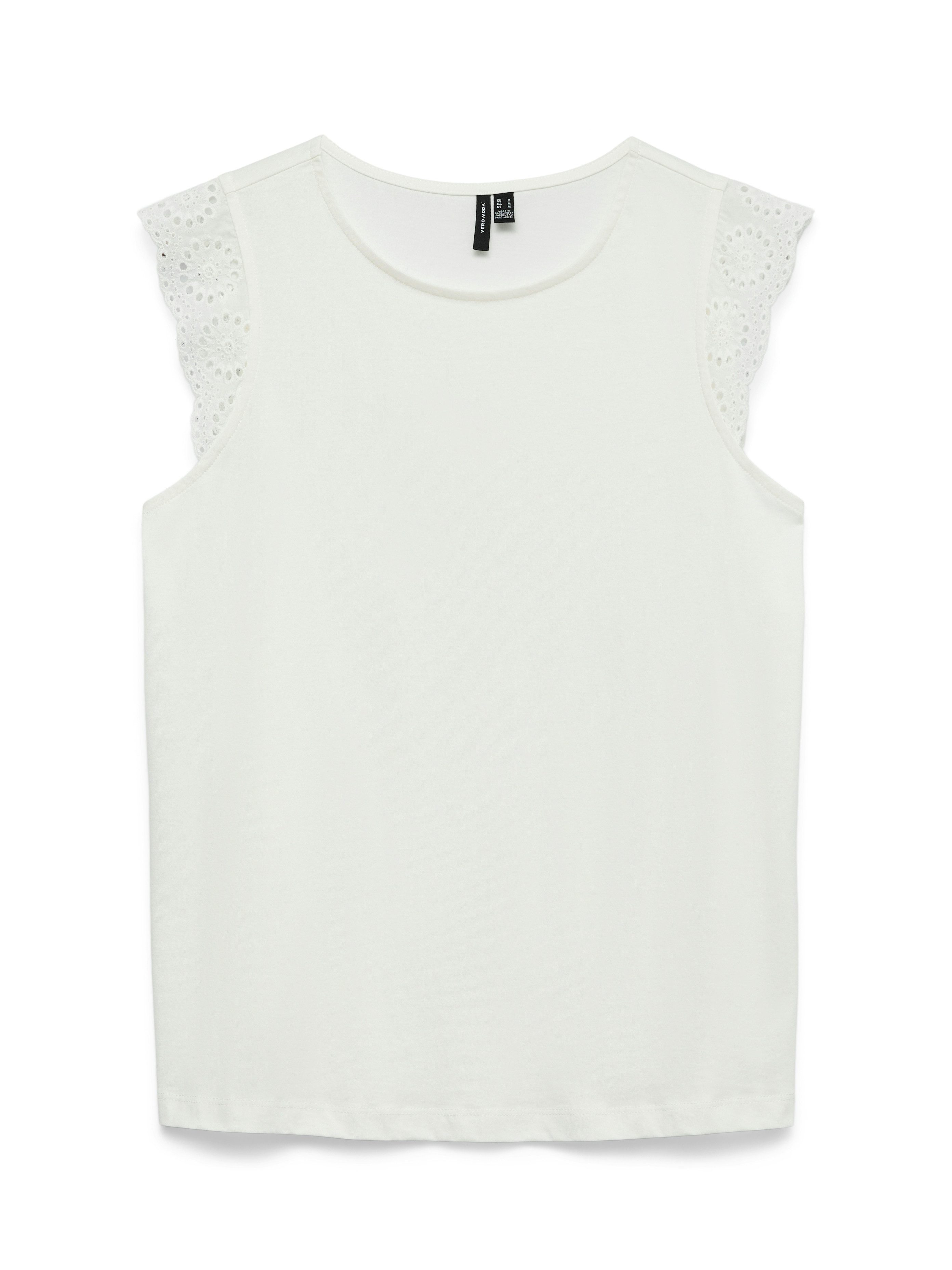 Vero Moda T-shirt VMEMILY SL GATHERING TOP JRS NOOS