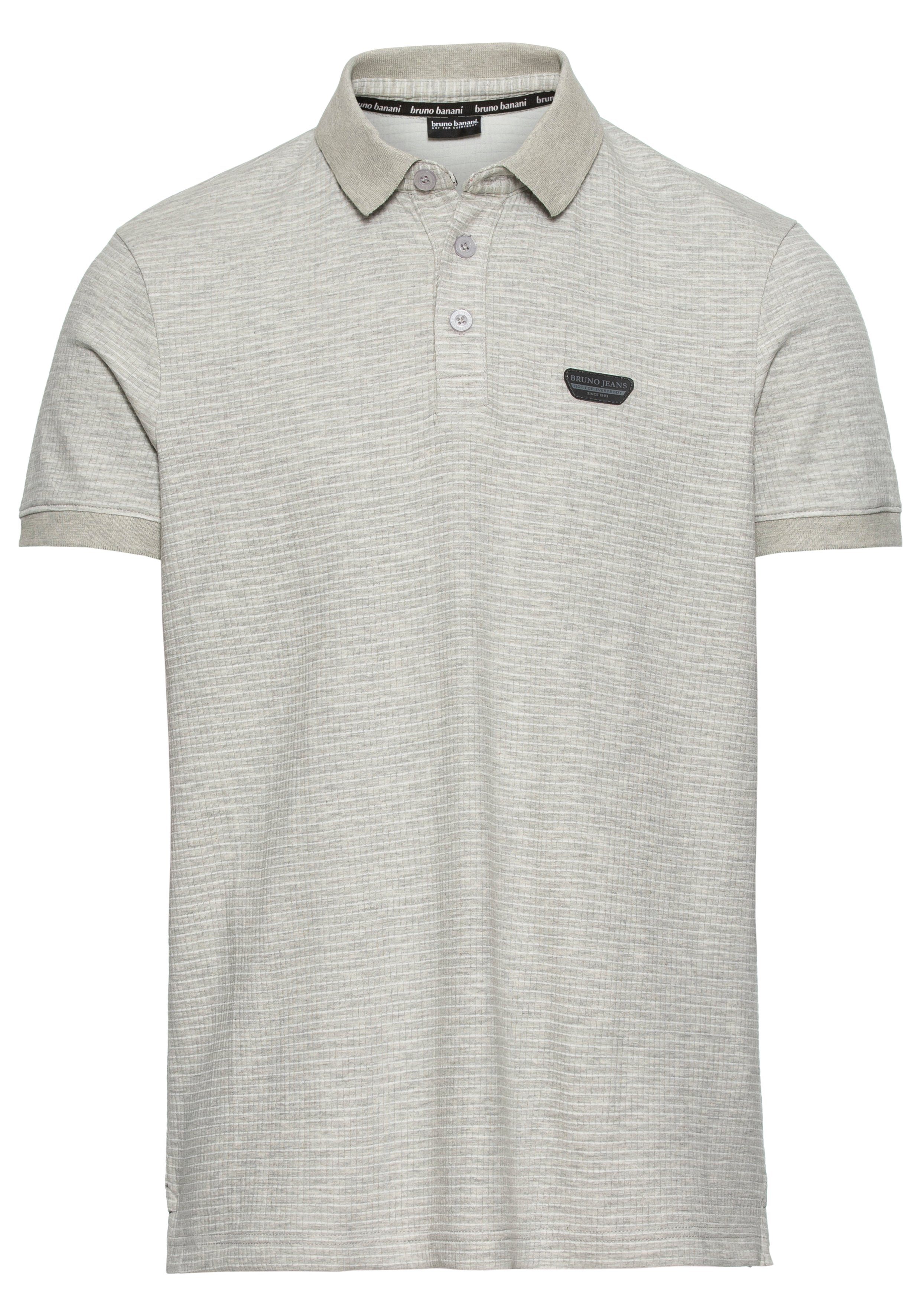 Bruno Banani Poloshirt met bijzondere materiaalsstructuur
