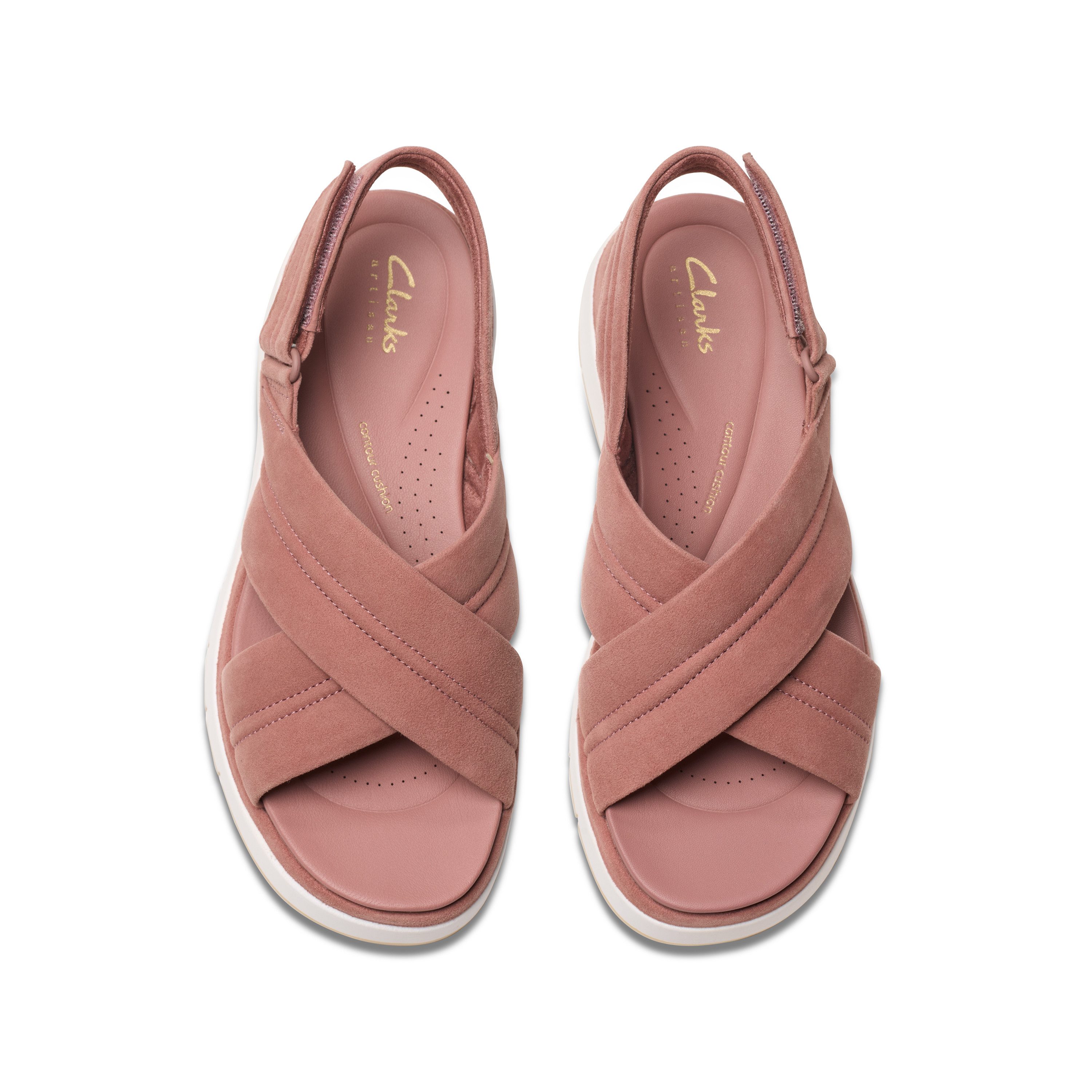 Clarks Sandalen Tuscan Cross , sandalette, flats, zomerschoen met plateausool