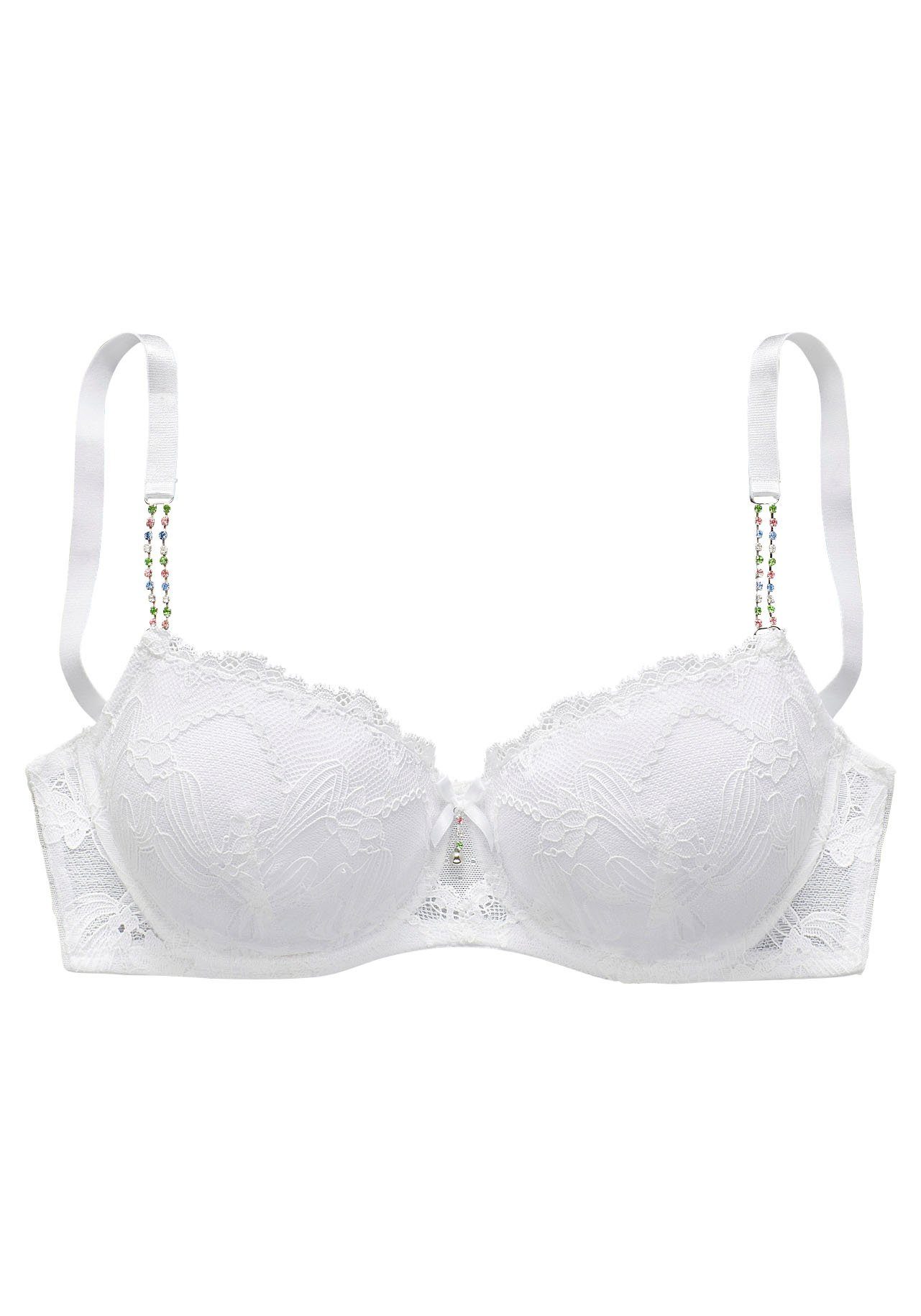 Lascana Bh met steuncups Dalia met elegante stras op de bandjes, lingerie