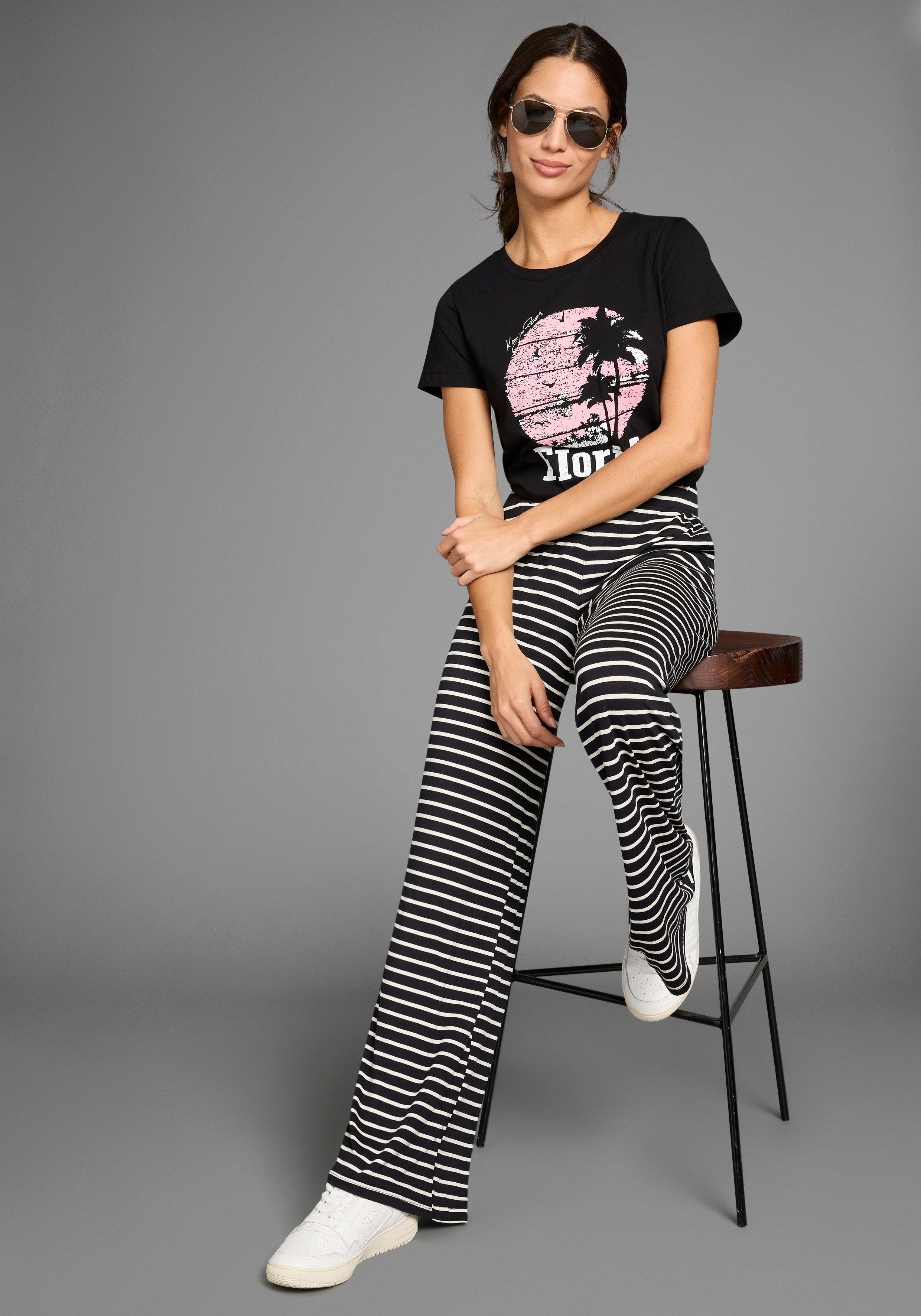 KangaROOS T-shirt met ronde hals en print