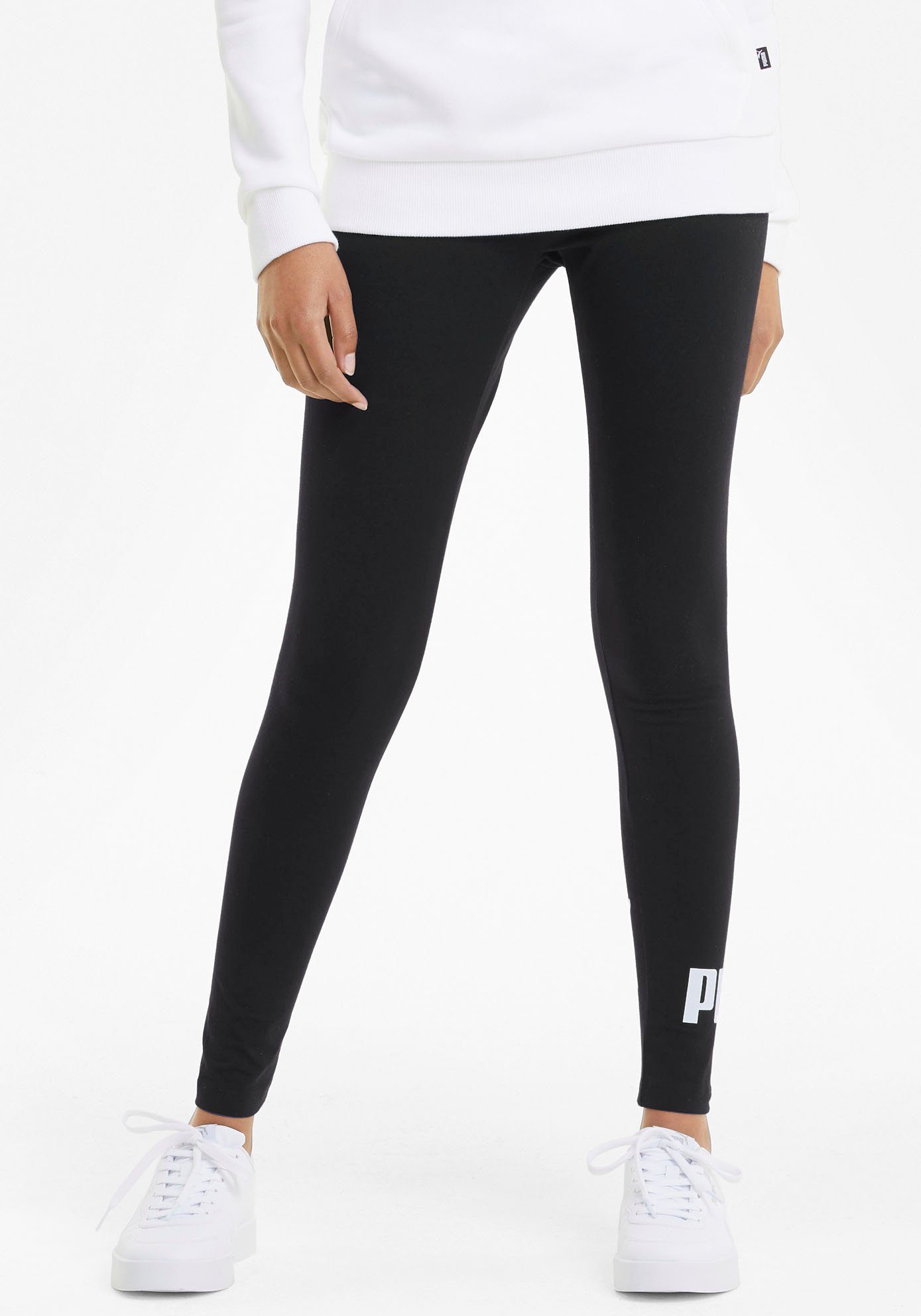 PUMA Legging ESS Logo Leggings dames broeken maat XS zwart