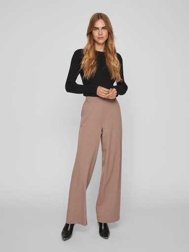Vila Pantalon VIVARONE HW WIDE PANT - NOOS