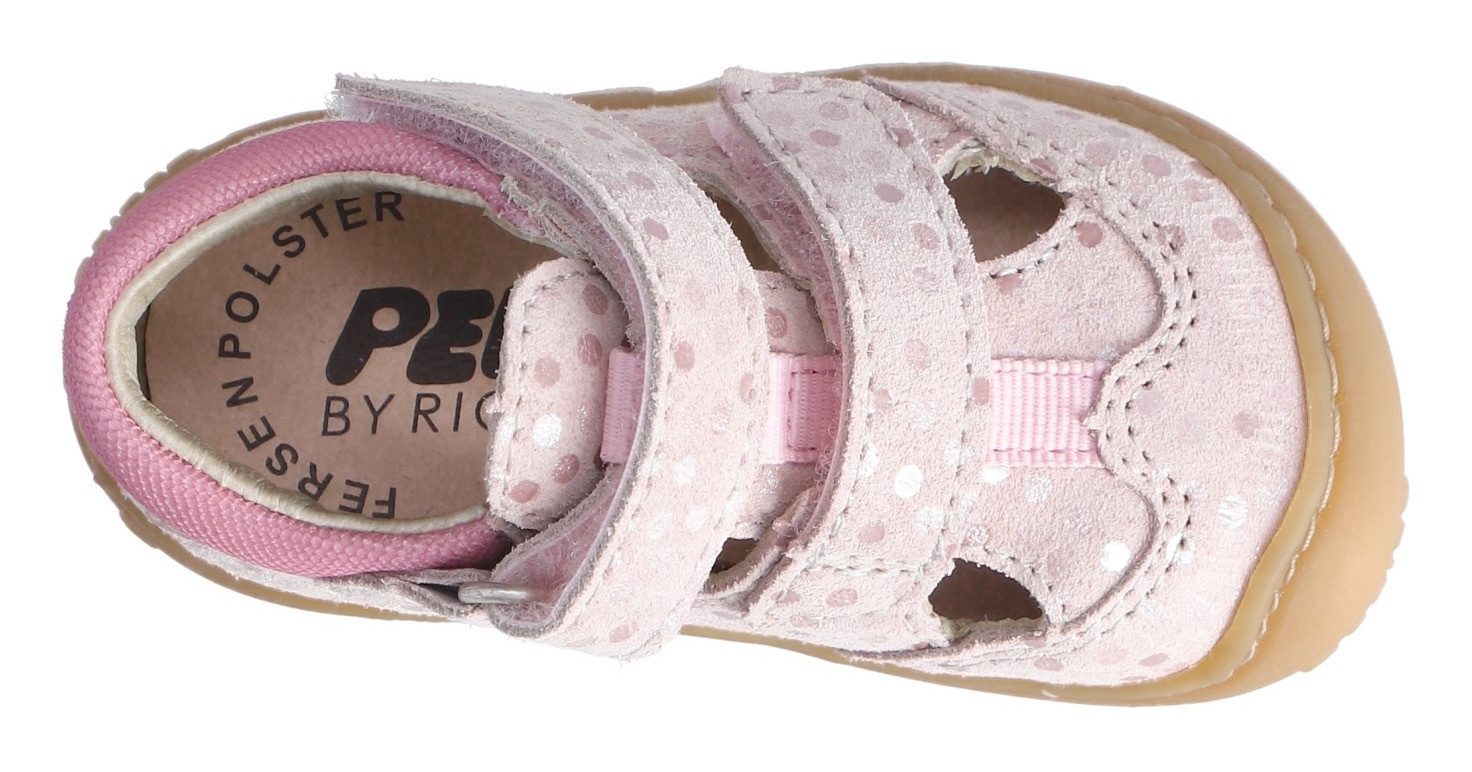 PEPINO by RICOSTA Babyschoentjes Ebi WMS: gemiddeld , klittenbandschoen, leren binnenzool, maat sjabloon te downloaden